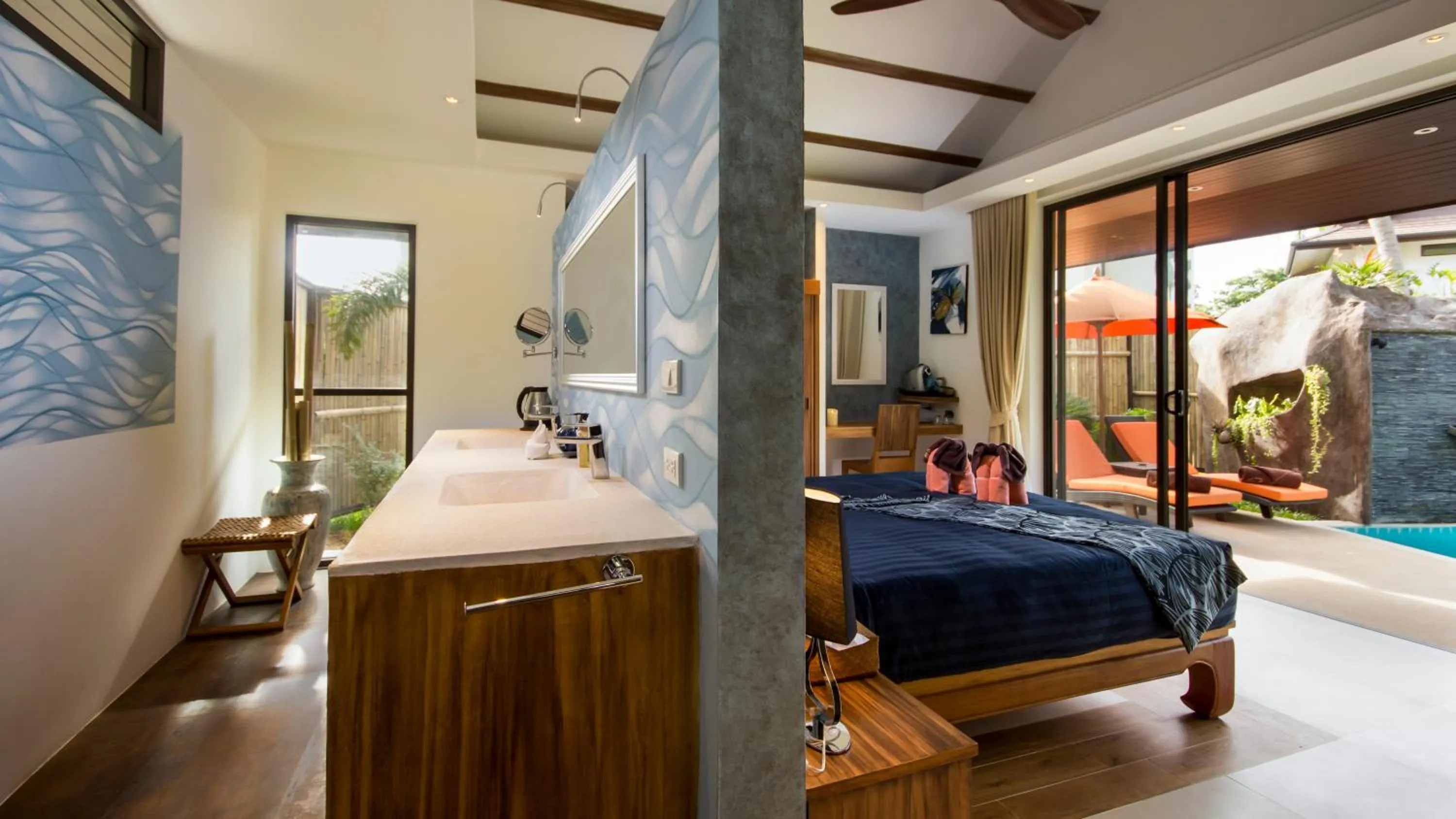 Bedroom, Bed in Khwan Beach Resort - Luxury Glamping and Pool Villas Samui - Adults Only - SHA Extra Plus