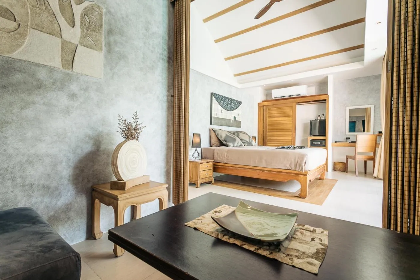 Bedroom, Bed in Khwan Beach Resort - Luxury Glamping and Pool Villas Samui - Adults Only - SHA Extra Plus