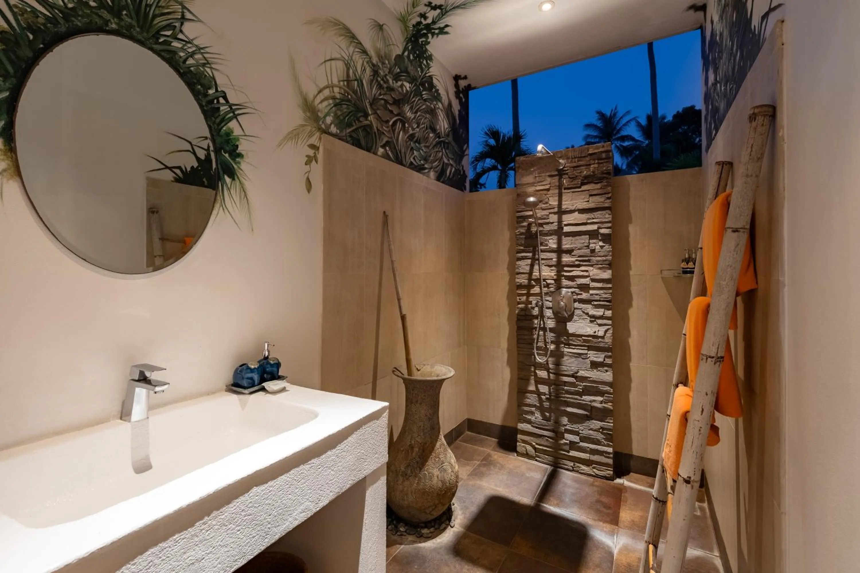 Bathroom in Khwan Beach Resort - Luxury Glamping and Pool Villas Samui - Adults Only - SHA Extra Plus