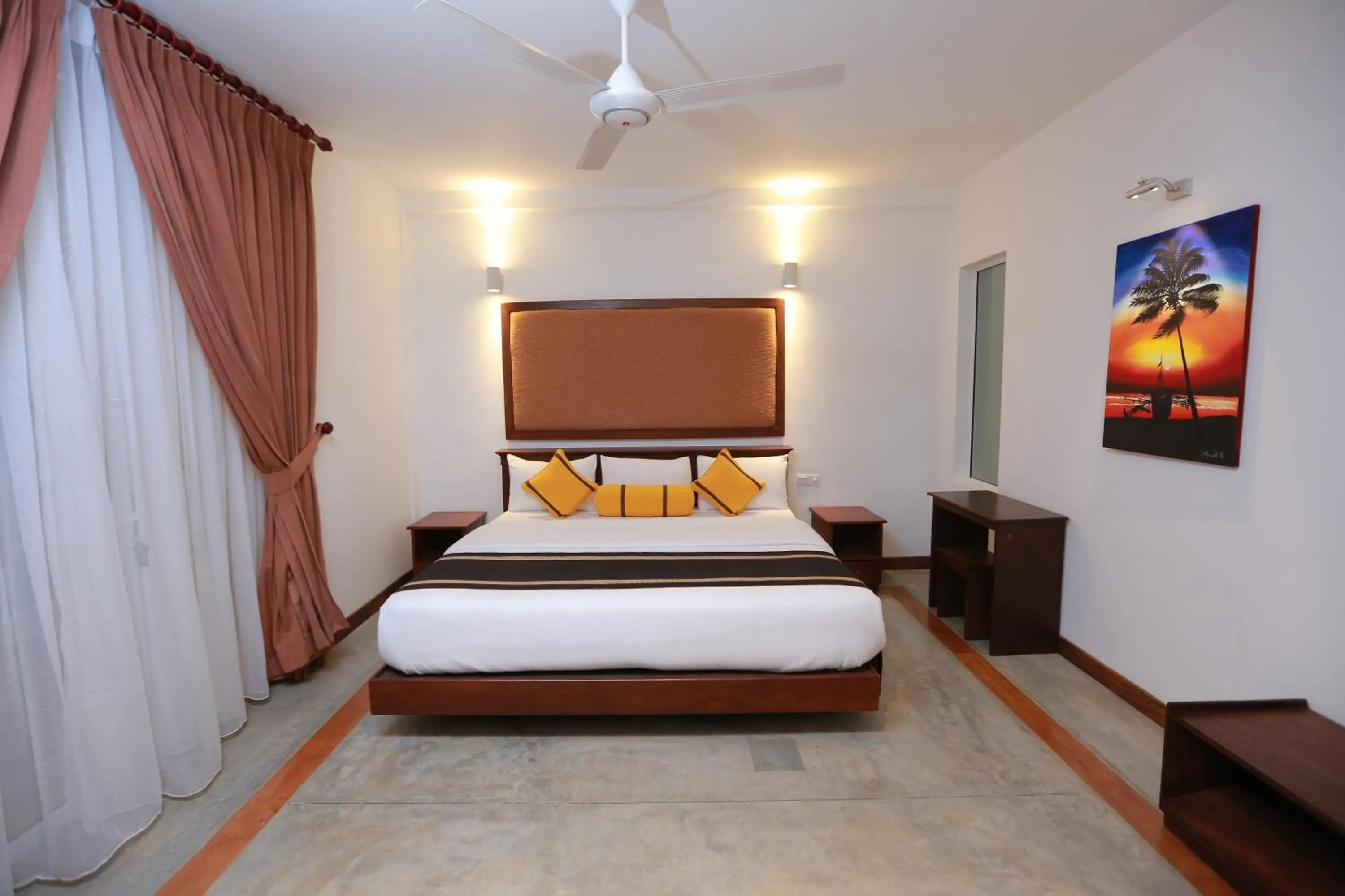 Bedroom, Bed in Refresh Hotel Hikkaduwa