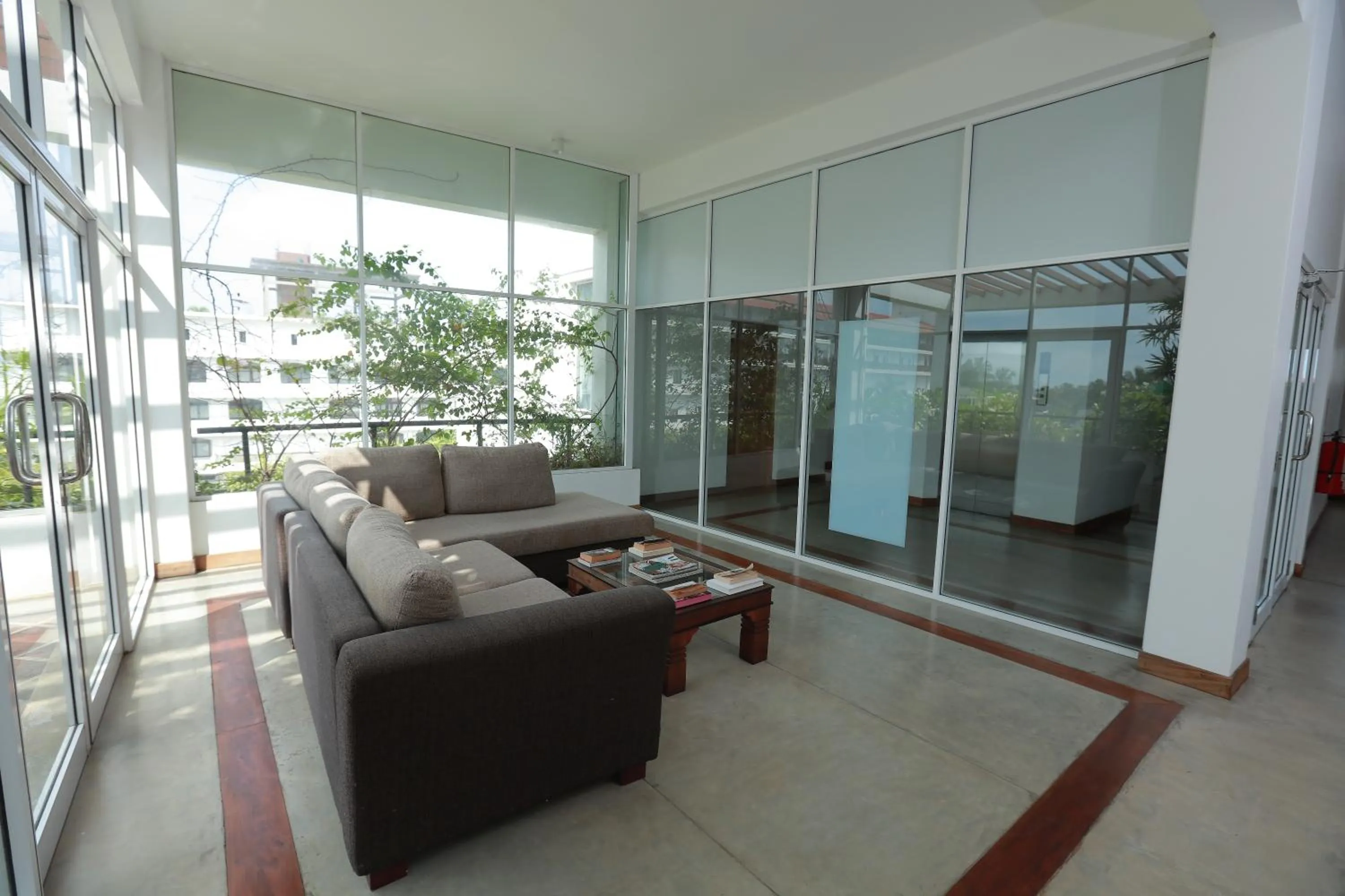 Seating area in Refresh Hotel Hikkaduwa