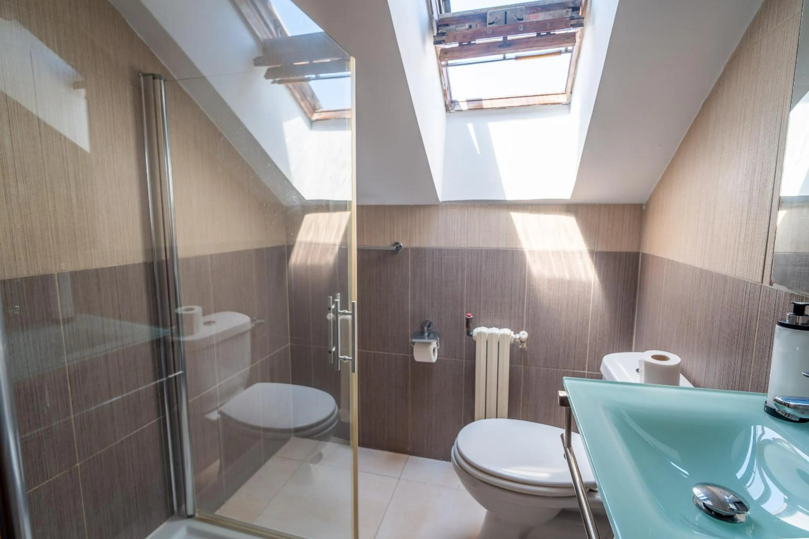 Shower in Alojamientos Valdecilla 3000