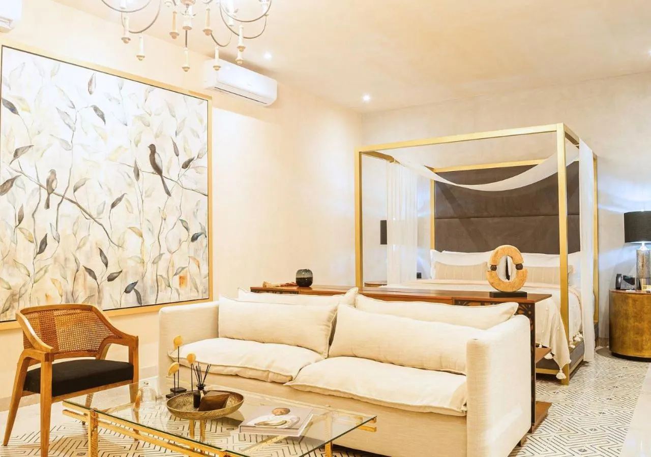 Bed in Adoro Hotel Boutique