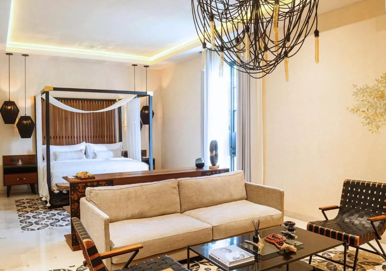 Bed in Adoro Hotel Boutique