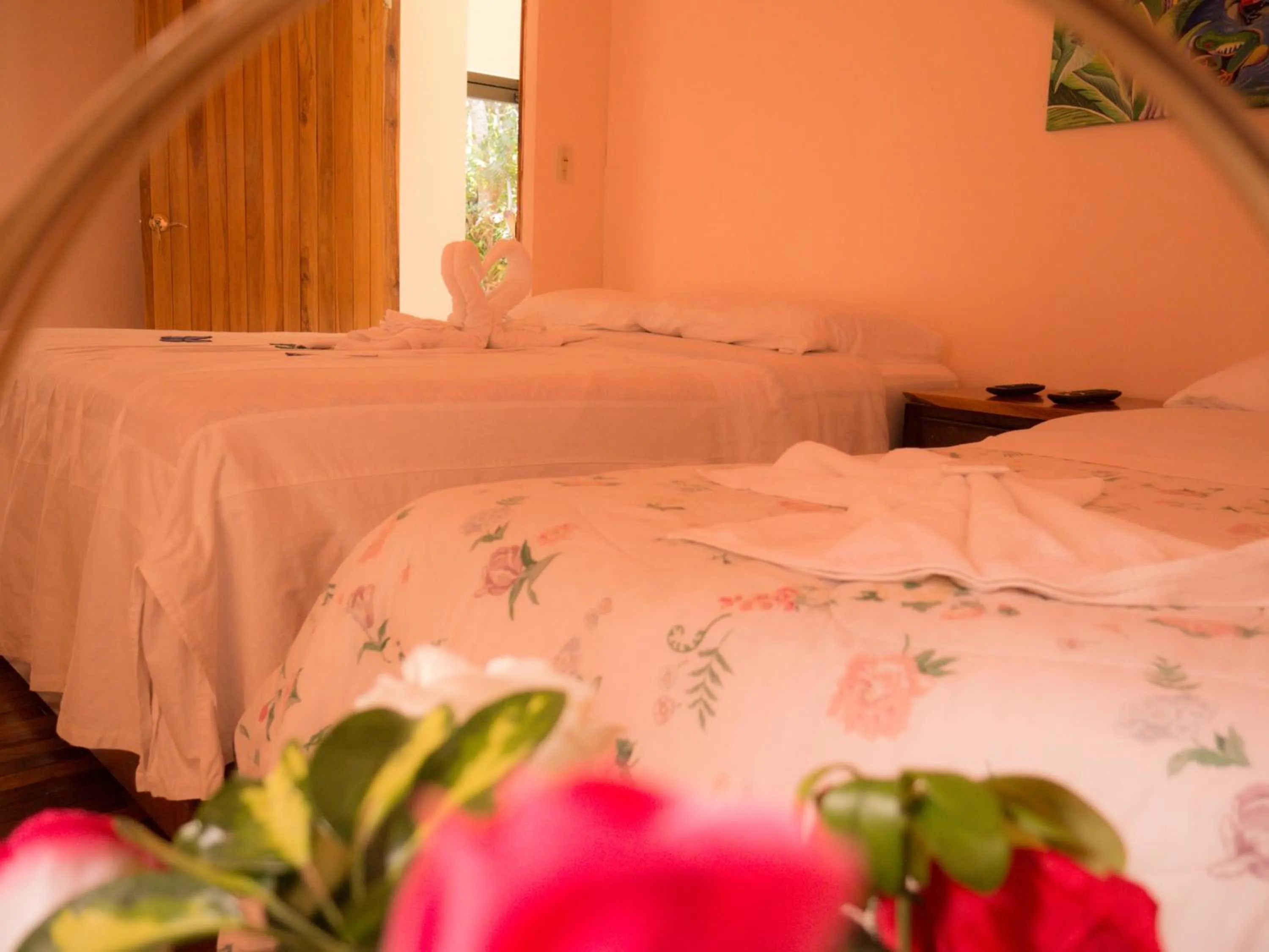 Bed in Monte Los Lirios Lodge