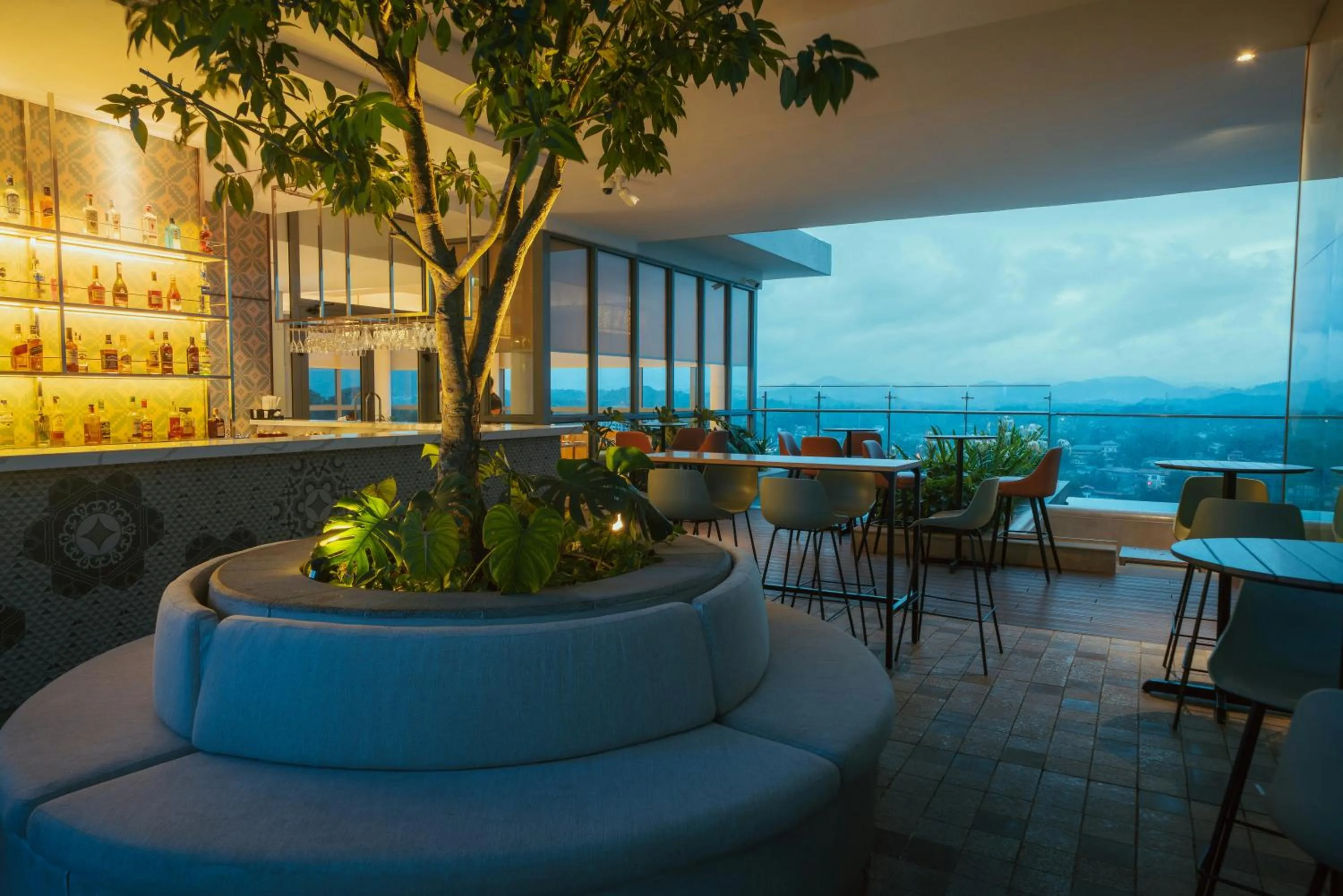 Pool view in Kandy Myst by Cinnamon