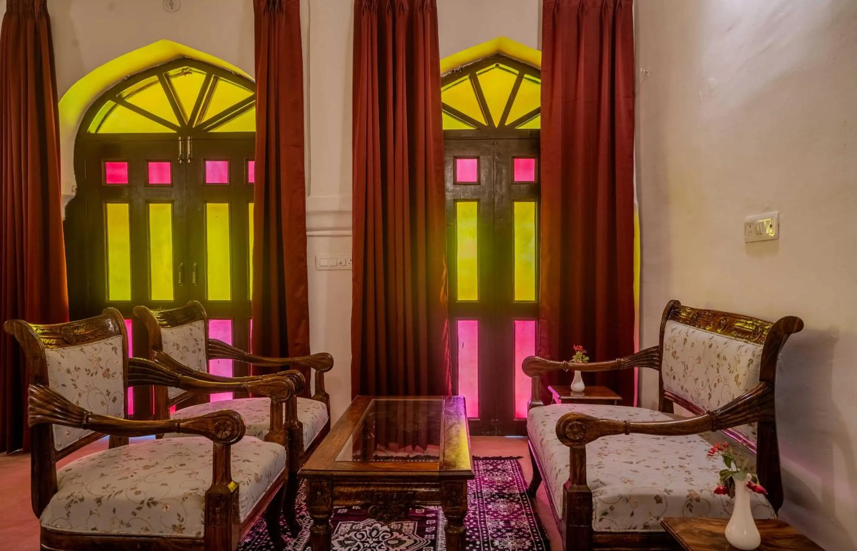 Seating area in Fort Khawa Palace and Resort