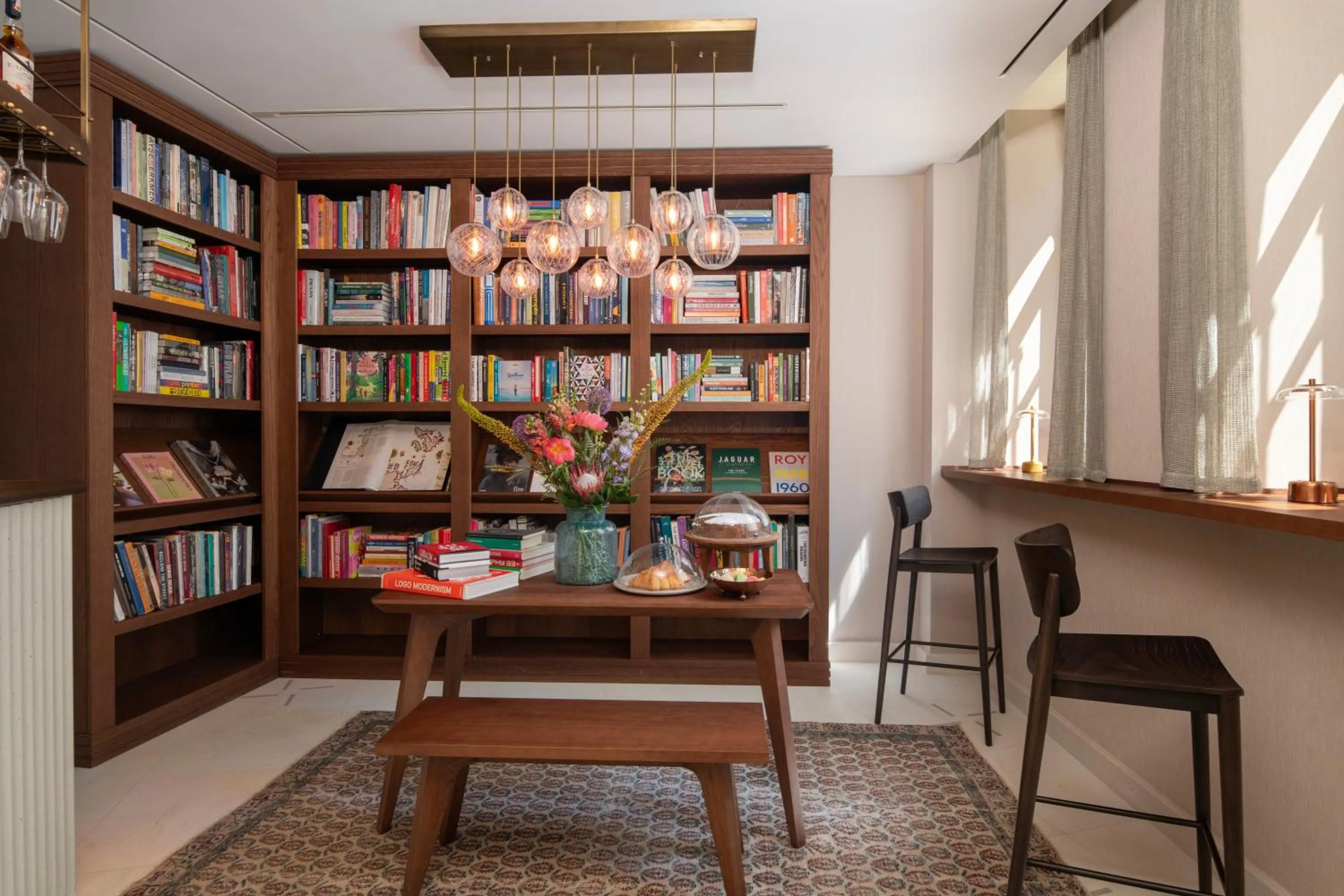 Library in Casa Foscolo Hotel, Istanbul, a Member of Design Hotels