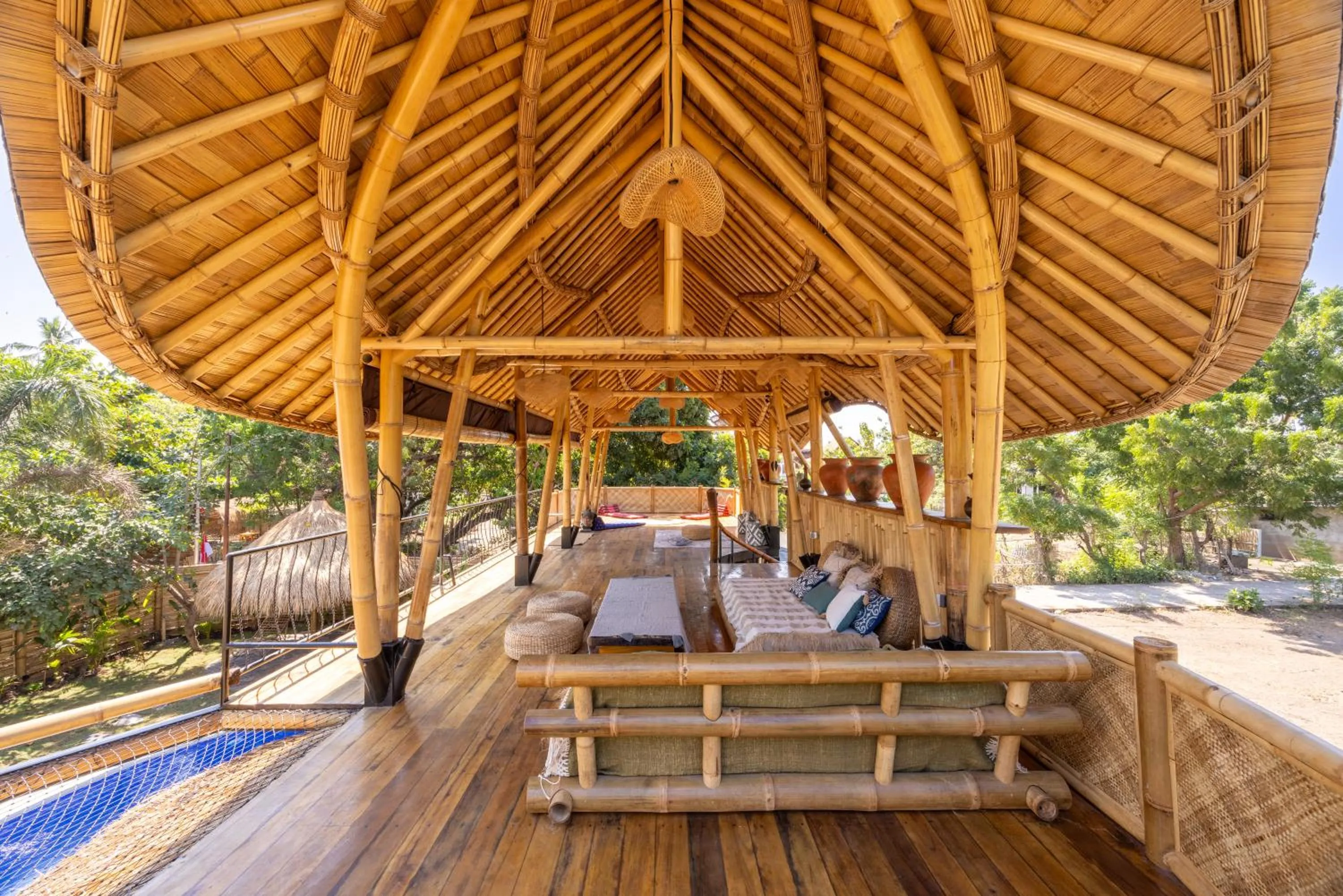 Balcony/Terrace in Villa Samyama