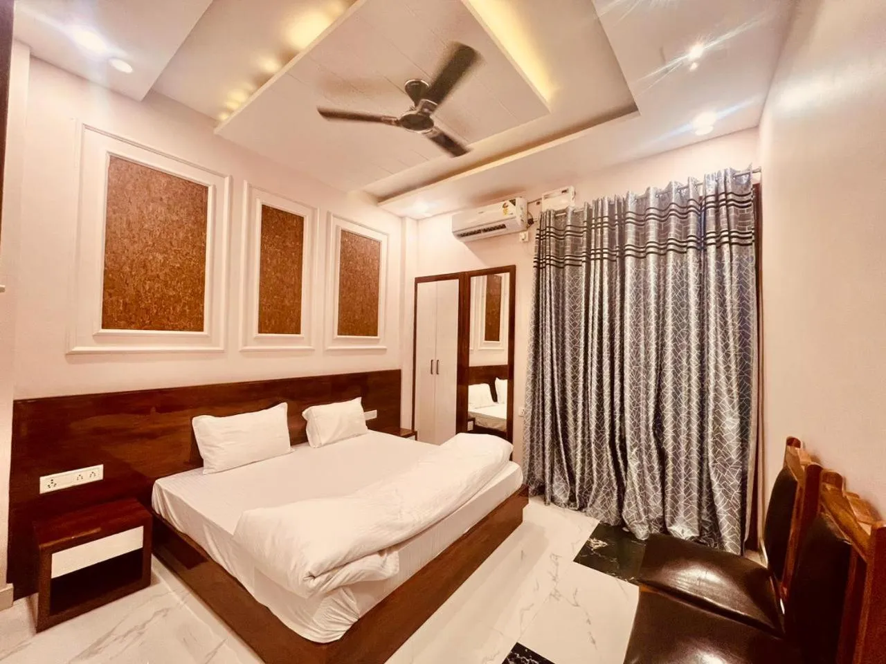 Bed in Hotel Ram Anandam Inn