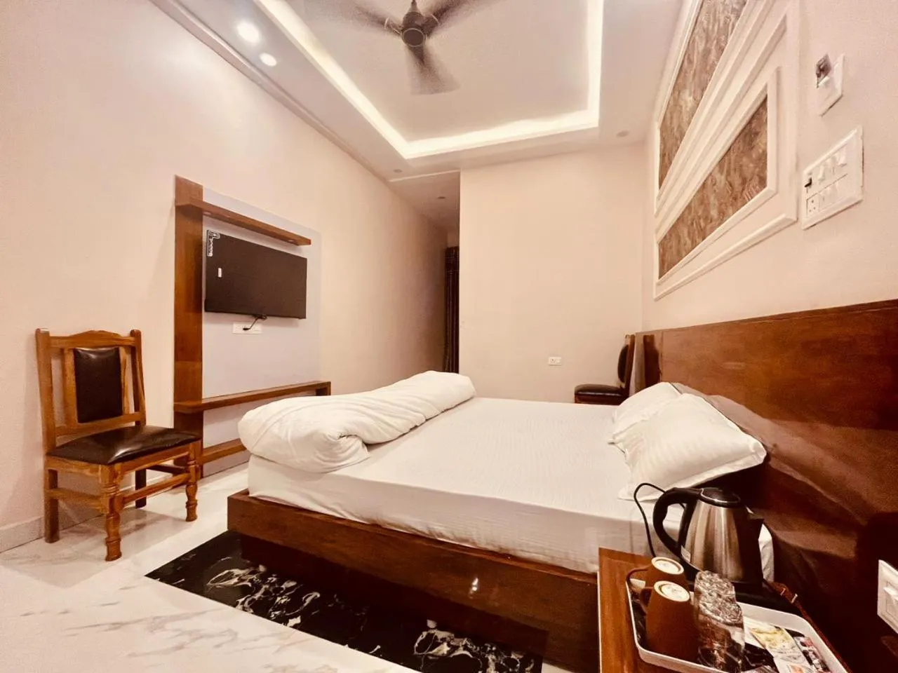 Bed in Hotel Ram Anandam Inn