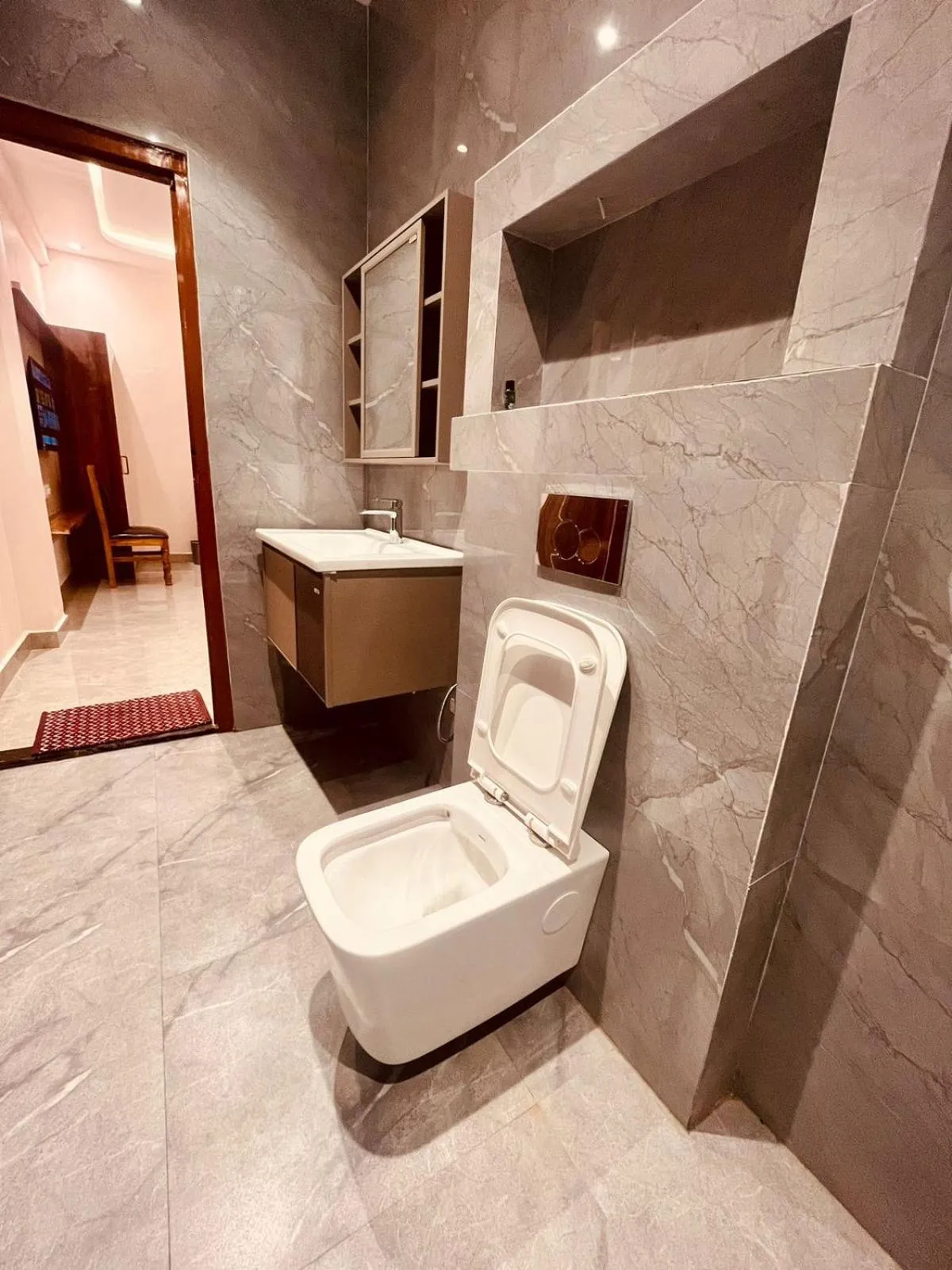 Toilet in Hotel Ram Anandam Inn
