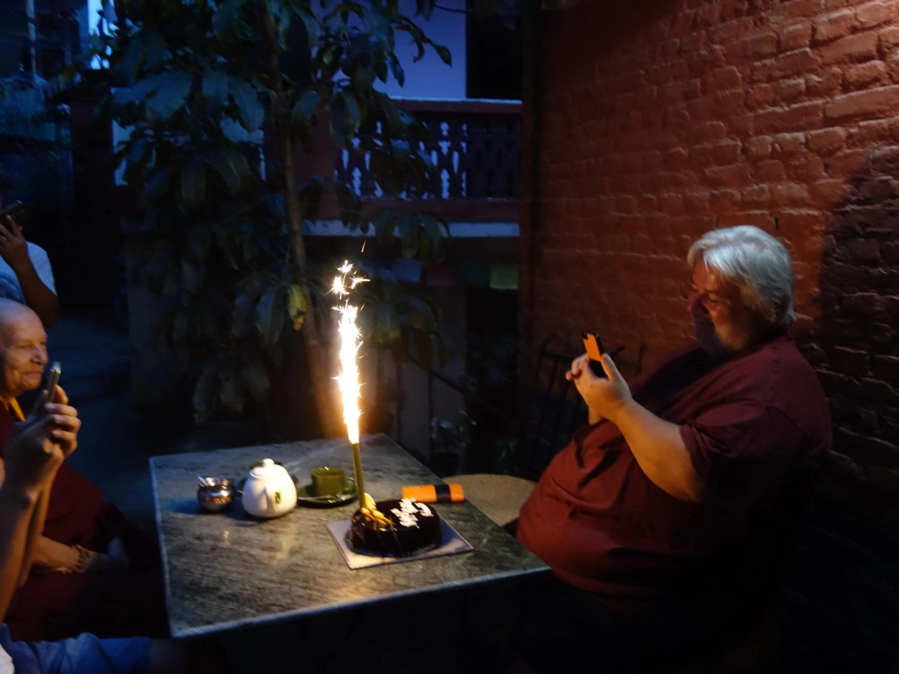 group of guests in Bodhi Guest House