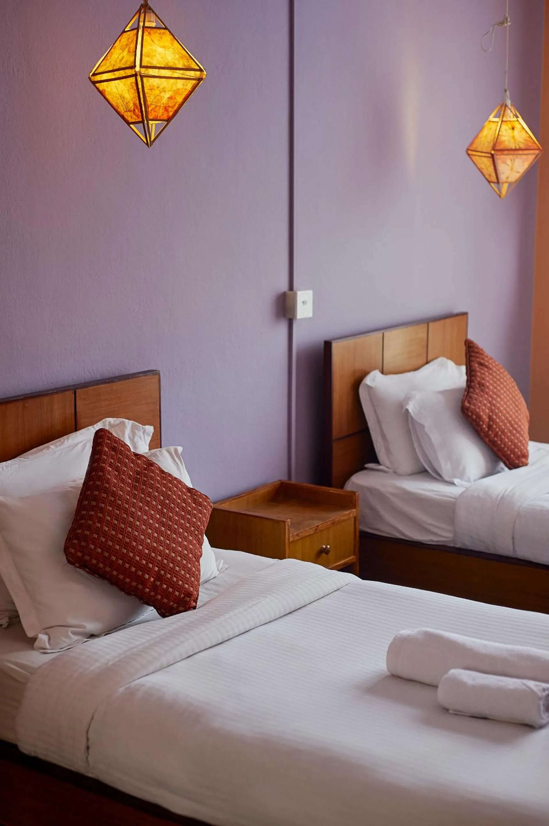 Bed in Bodhi Guest House