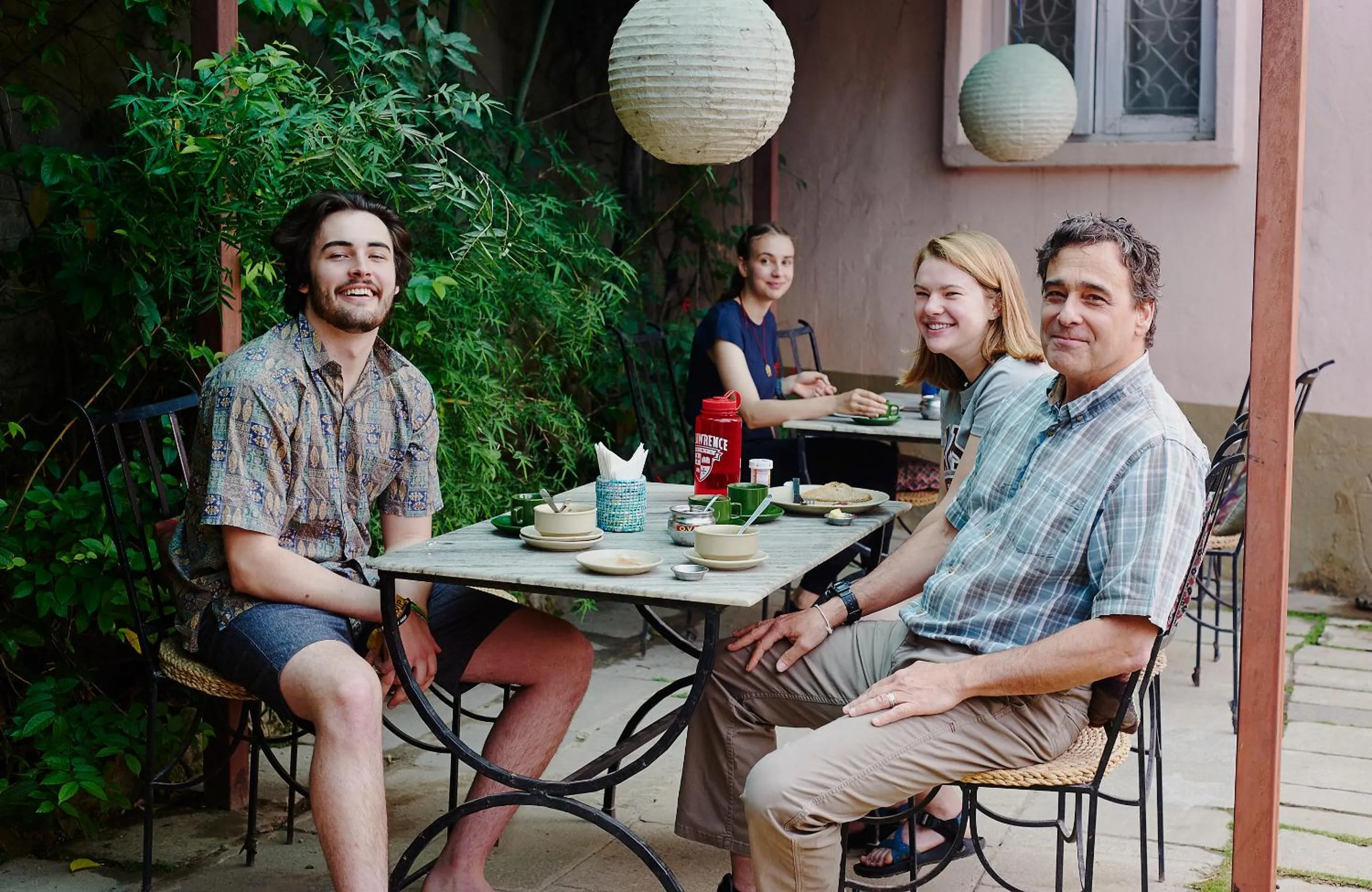 group of guests in Bodhi Guest House