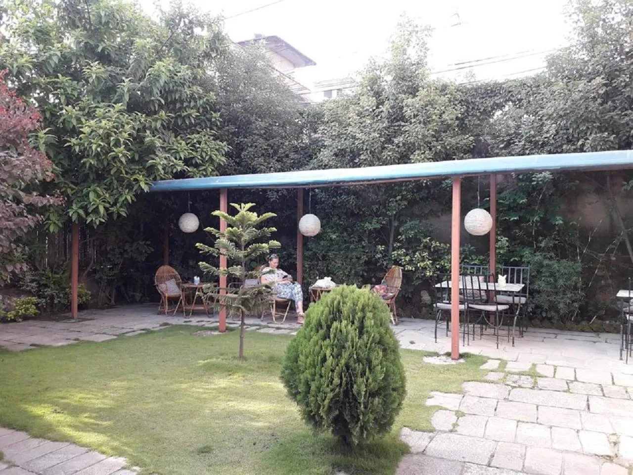Garden in Bodhi Guest House