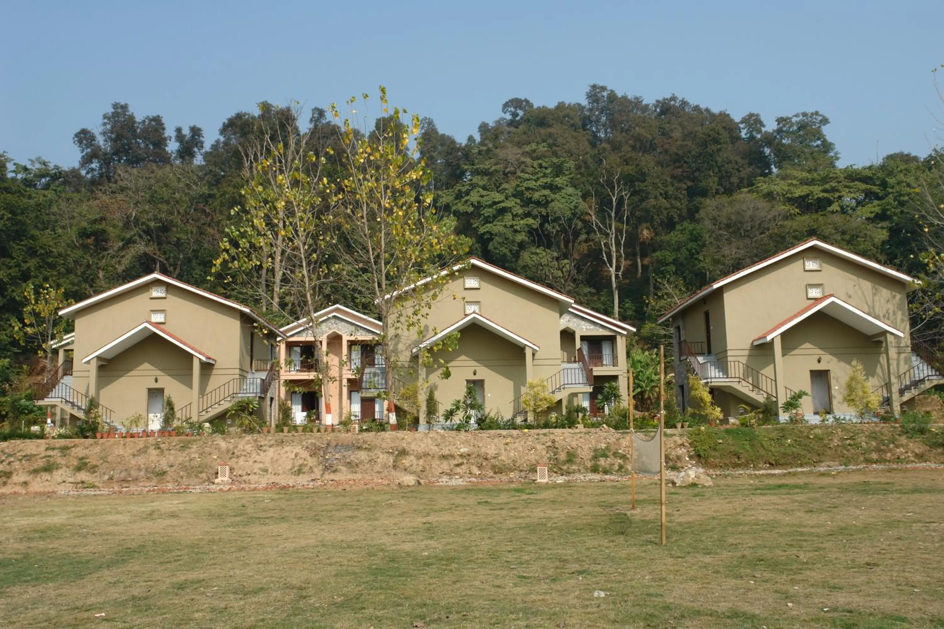 Garden in Click Resort Corbett Tiger Den