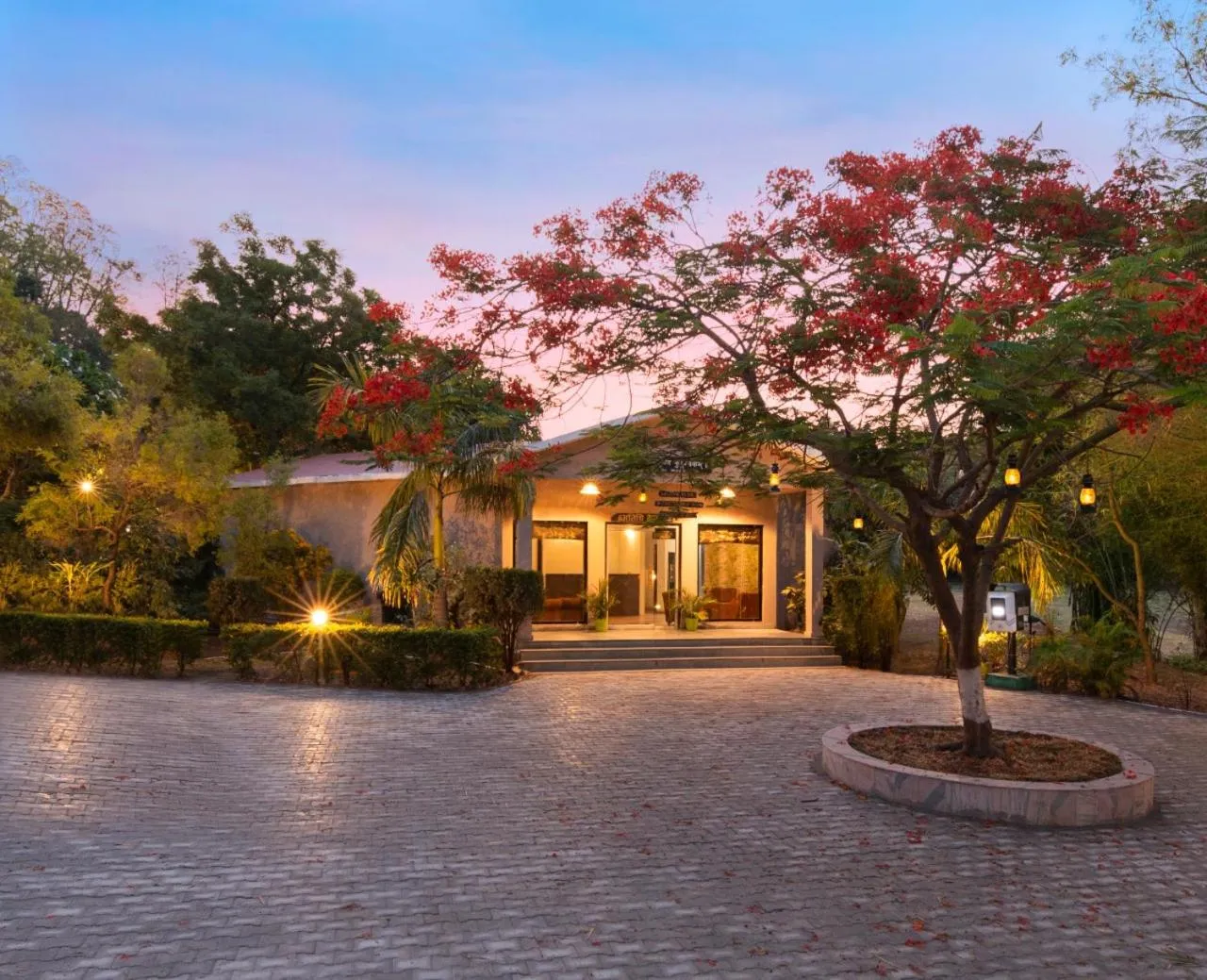 Facade/entrance in Click Resort Corbett Tiger Den
