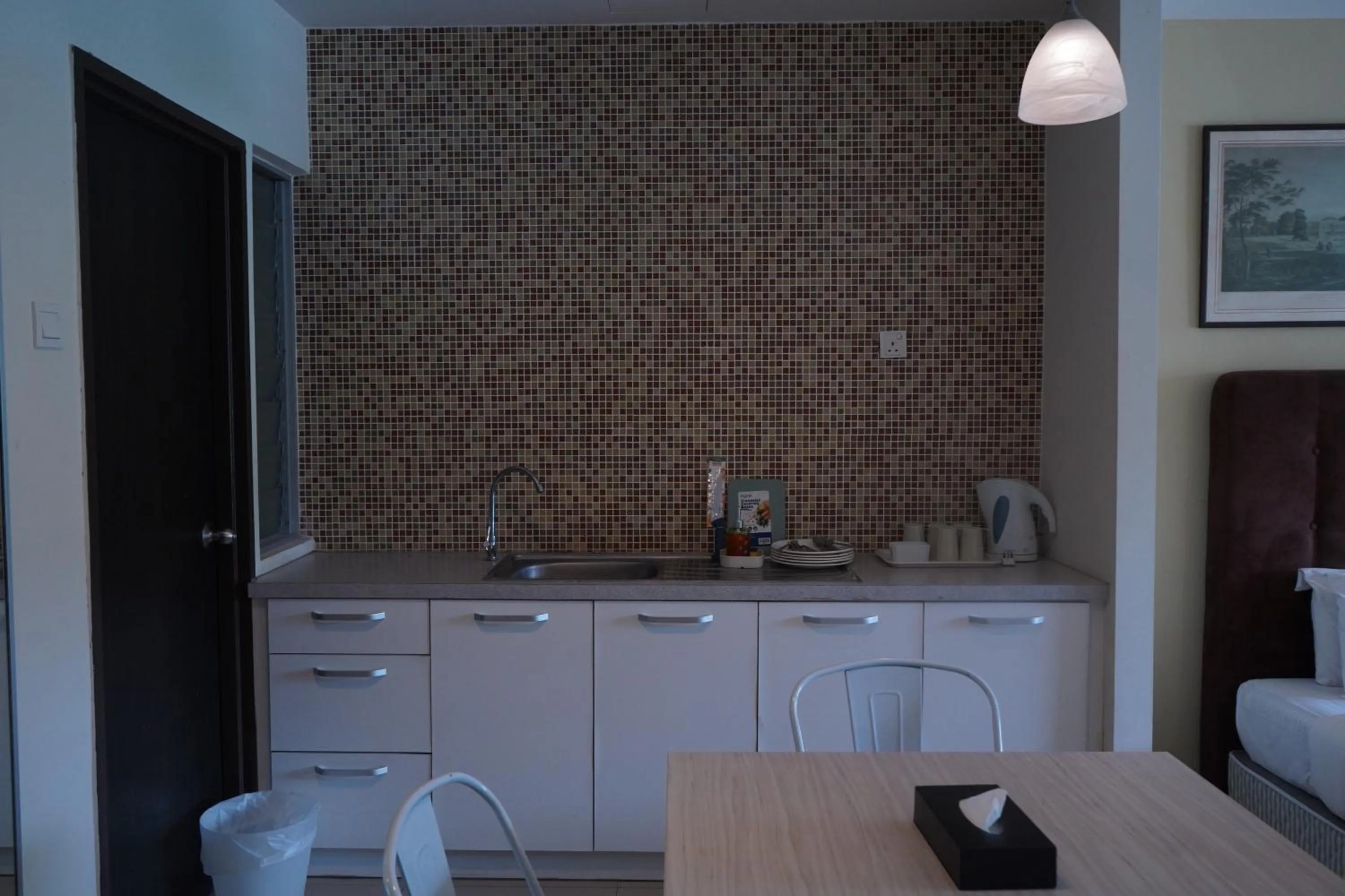 Kitchen or kitchenette in Seaside Retreat Homestay Pangkor Marina Lumut