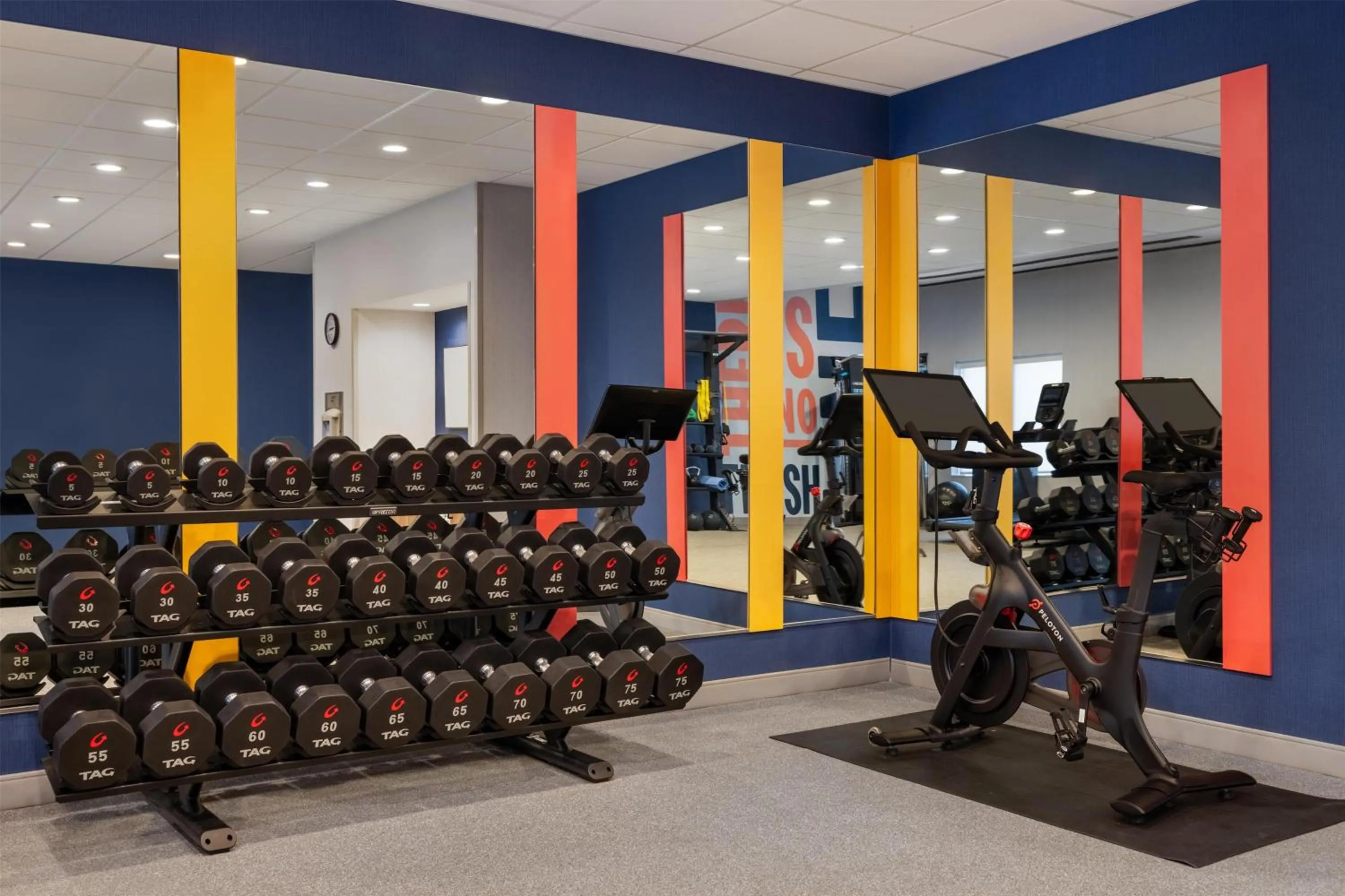 Fitness centre/facilities in Hampton Inn By Hilton Wichita Falls North