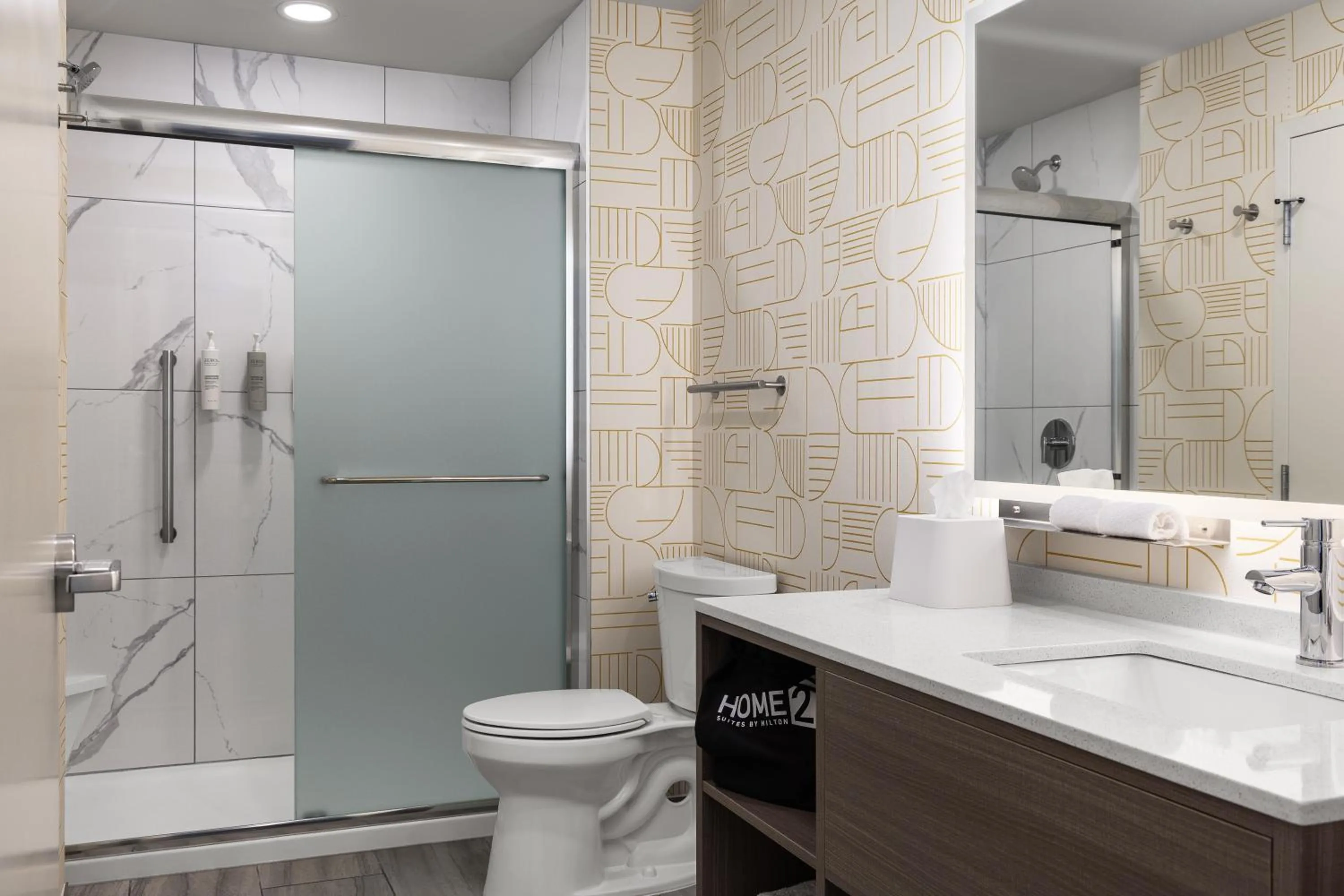 Shower in Home2 Suites By Hilton Woodstock On