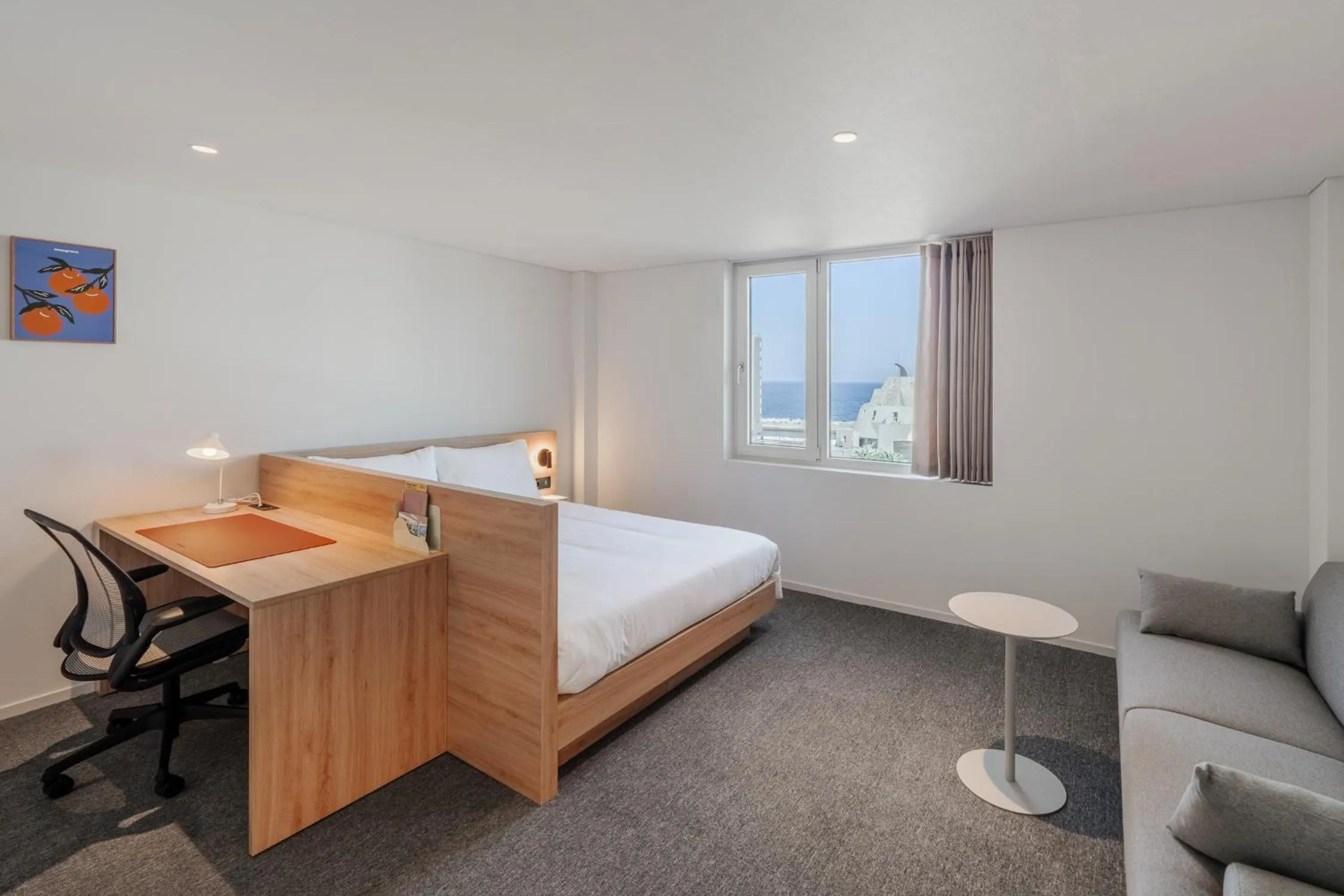 Sea view, Bed in Mangrove Jeju City