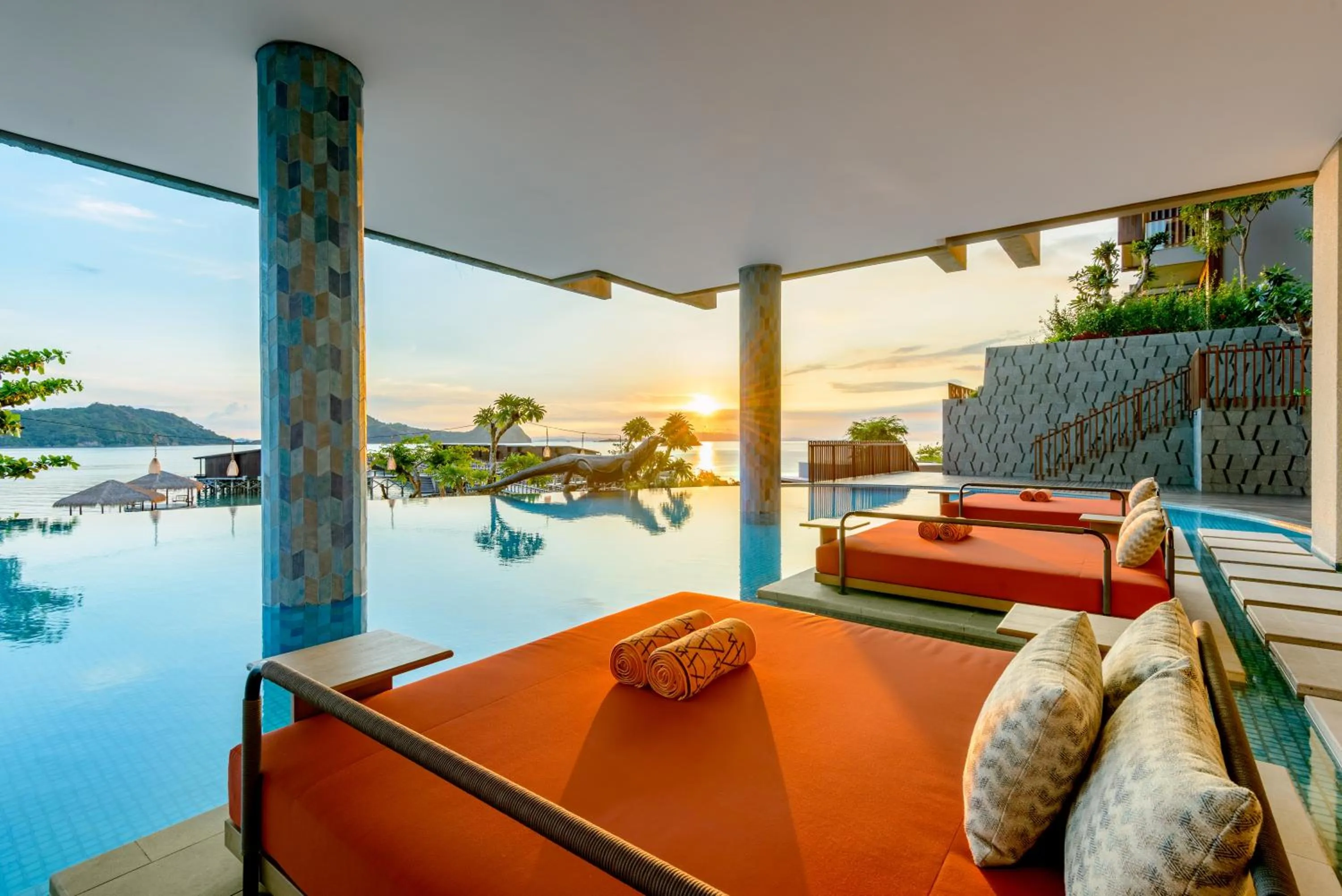 Pool view in Katamaran Hotel & Resort Komodo