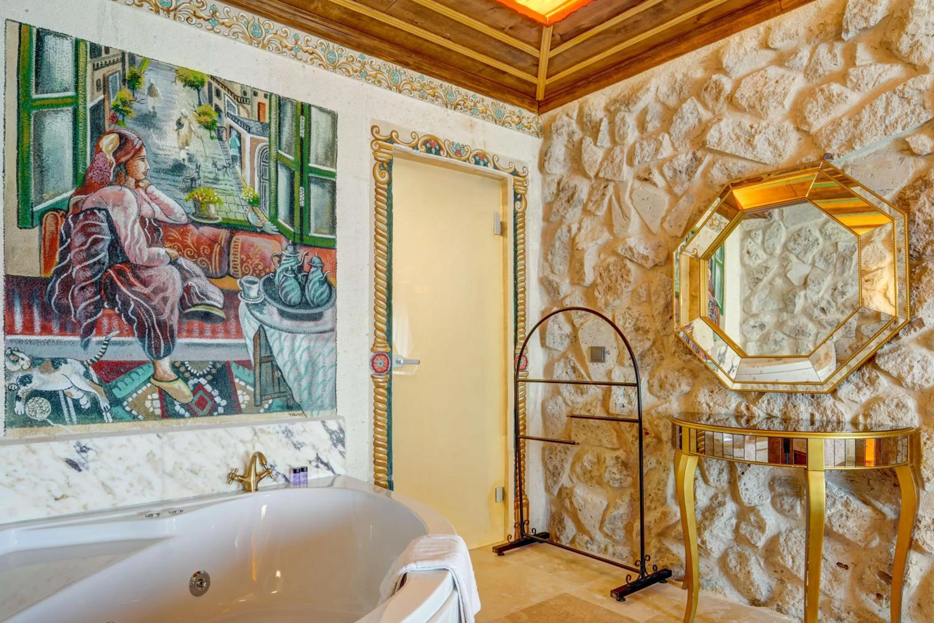 Decorative detail in Kasr-ı Kapadokya Cave Suites