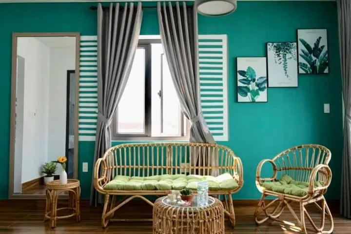 Seating area in Kivi Homestay Hoi An