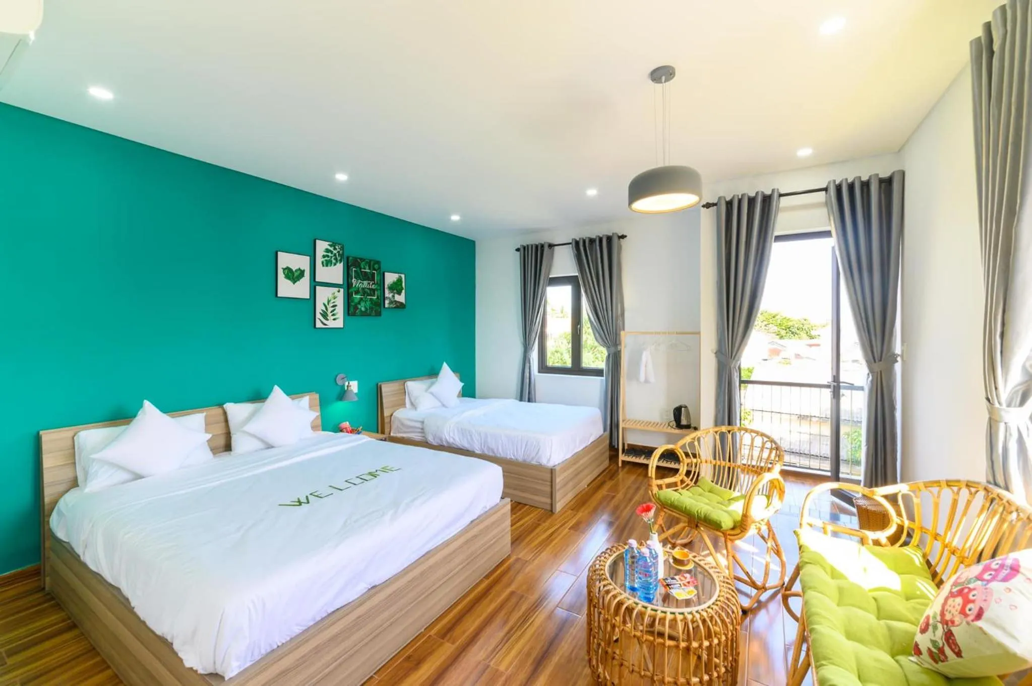 Bed in Kivi Homestay Hoi An