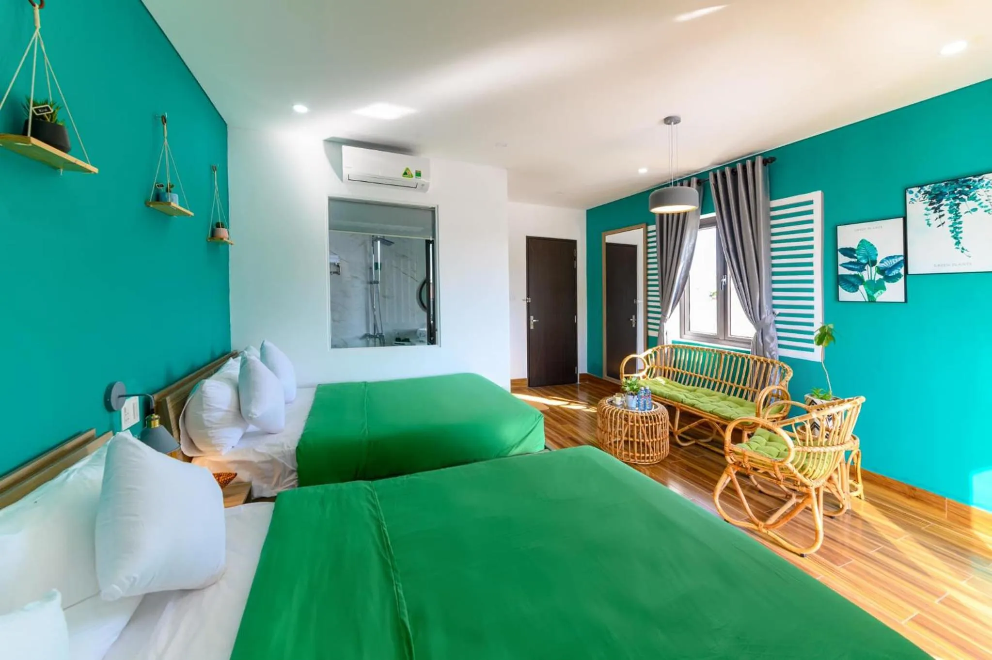 Bed in Kivi Homestay Hoi An