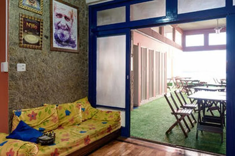 Living room in Maracanã Hostel Sport Bar