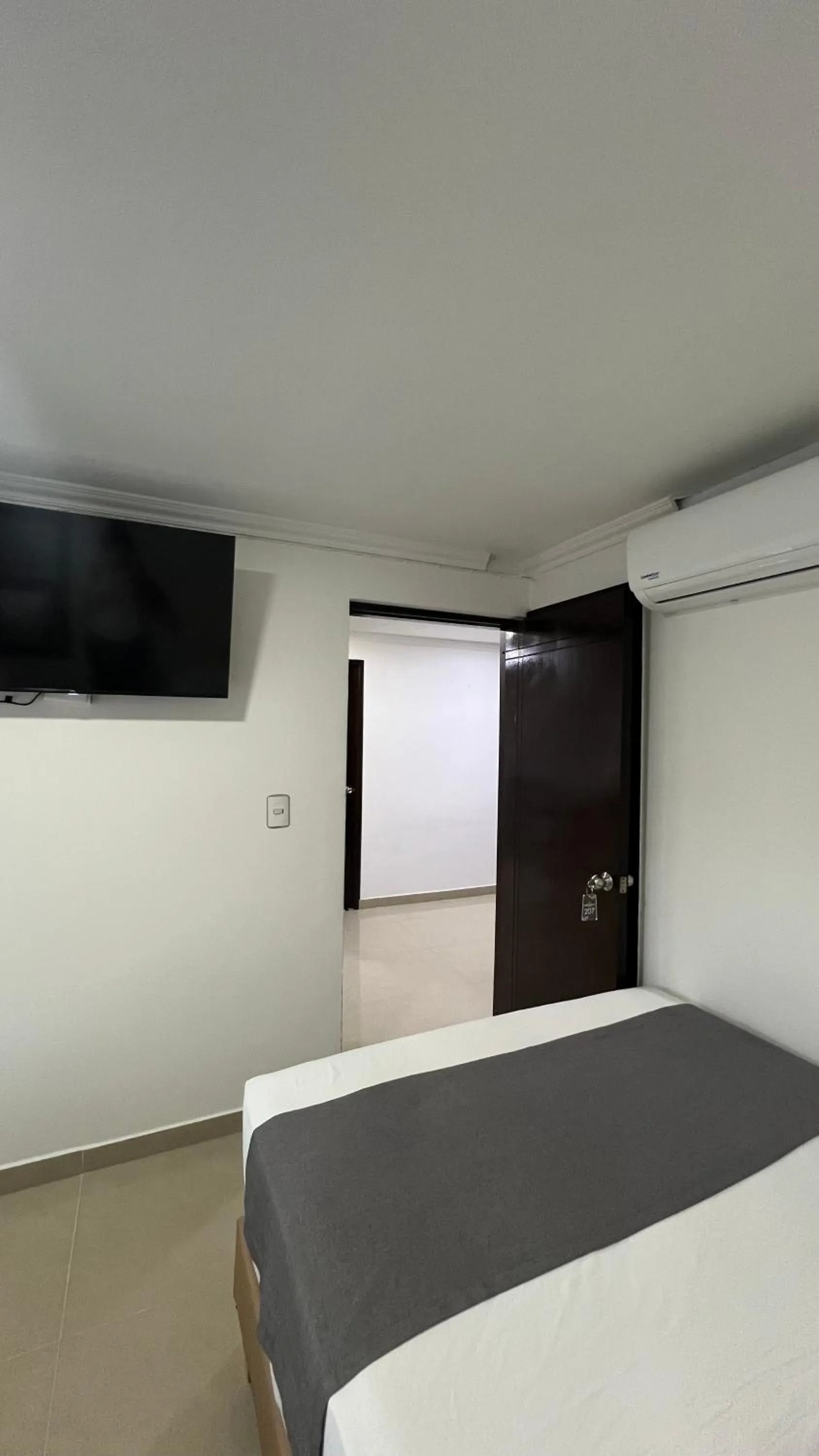 Bed in Hotel Medellín 66