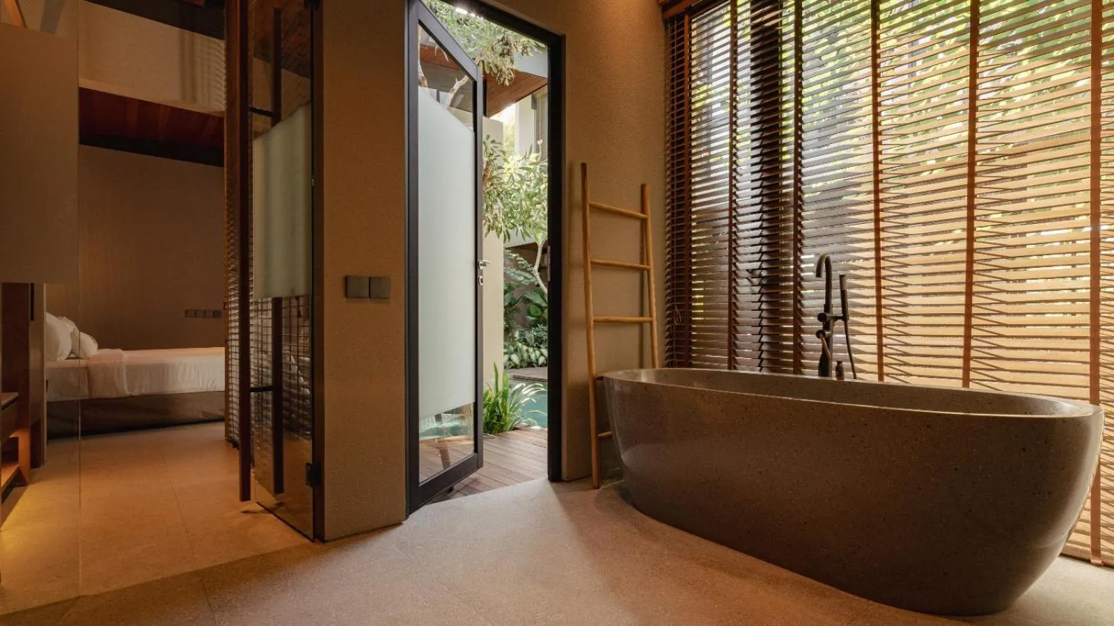 Toilet, Bed in The Akasha Canggu Luxury Villas