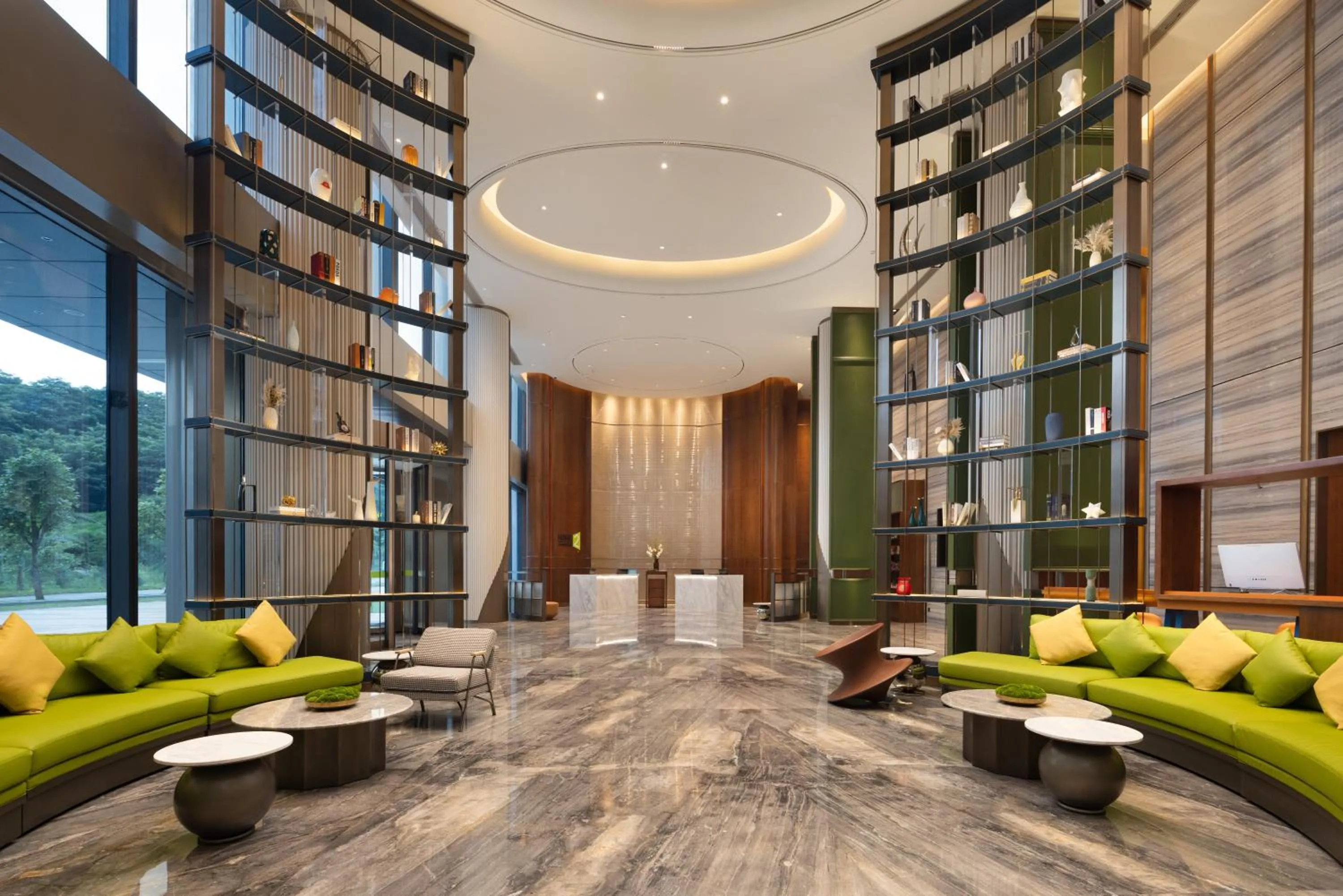 Lobby or reception in Home2 Suites by Hilton Guangzhou Huangpu Science City Free shuttle buses are provided during the Canton Fair