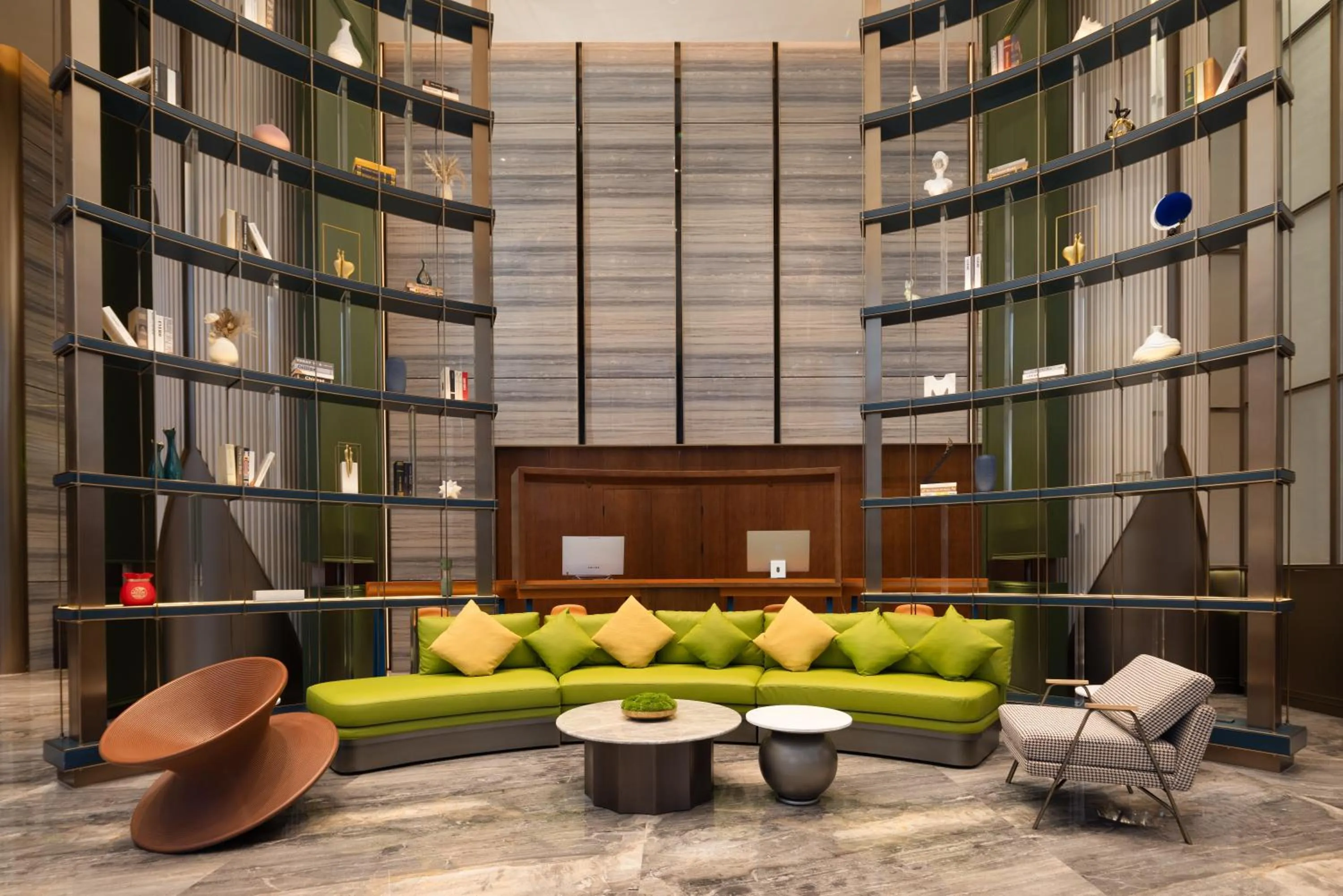 Lobby or reception in Home2 Suites by Hilton Guangzhou Huangpu Science City Free shuttle buses are provided during the Canton Fair