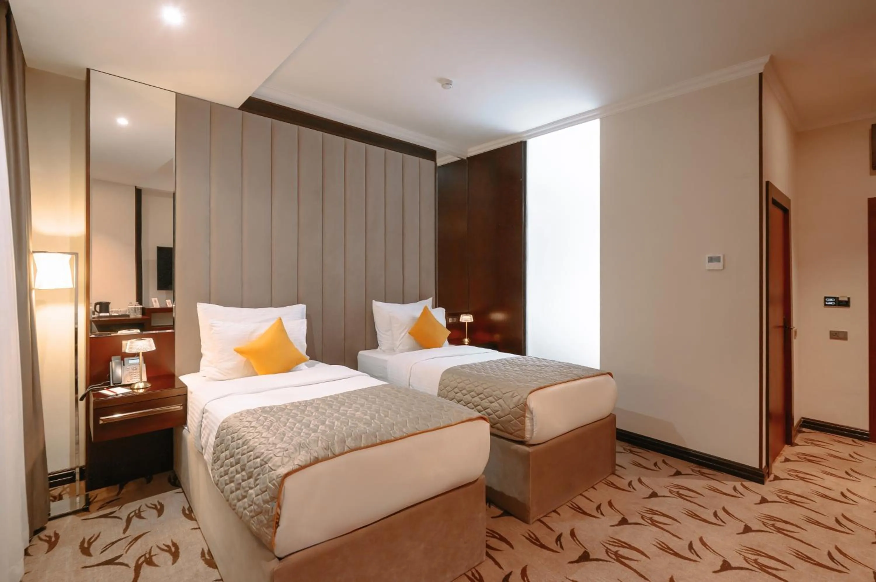 Bedroom, Bed in Azimut Hotel Tashkent