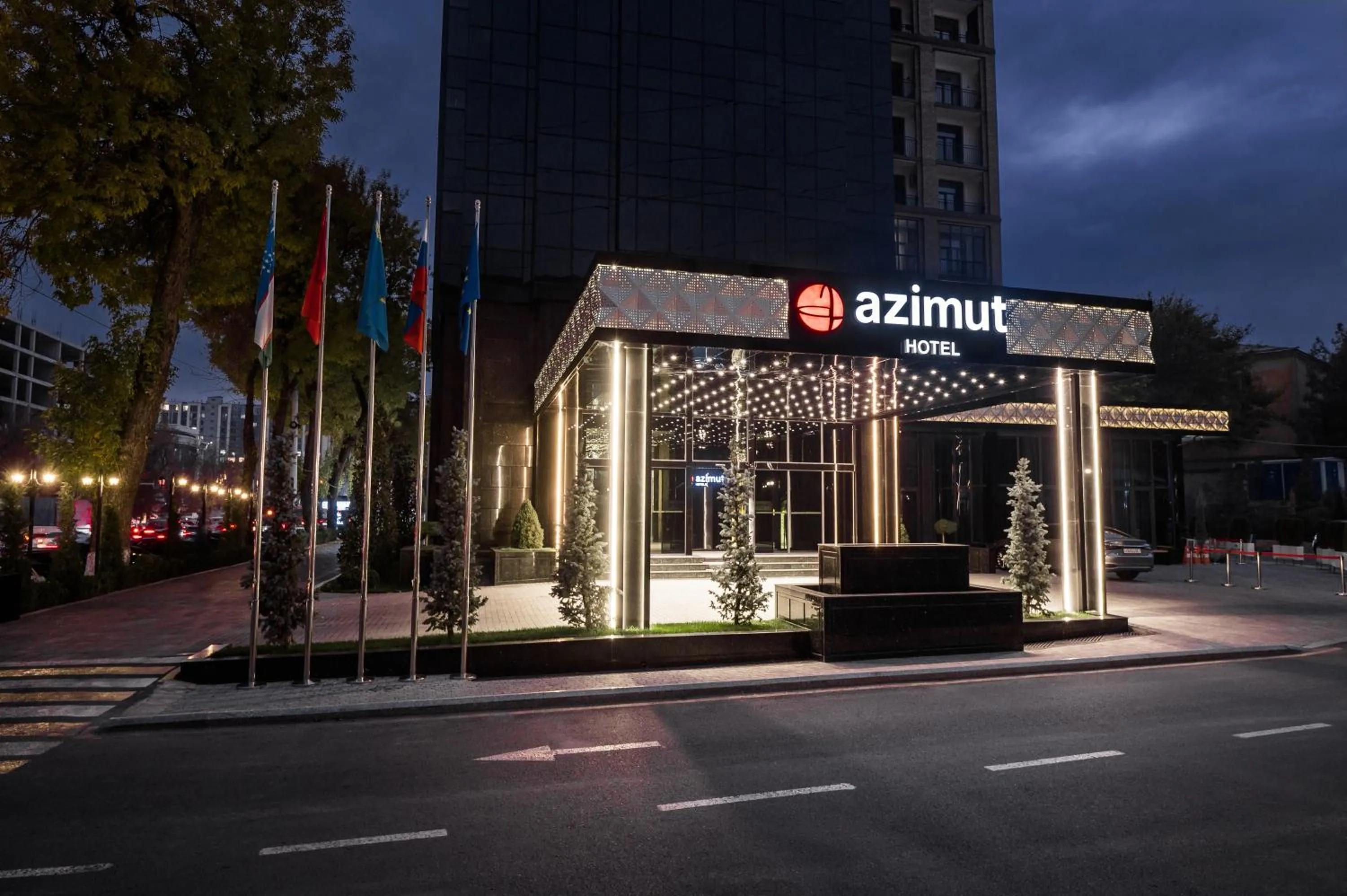Property building in Azimut Hotel Tashkent