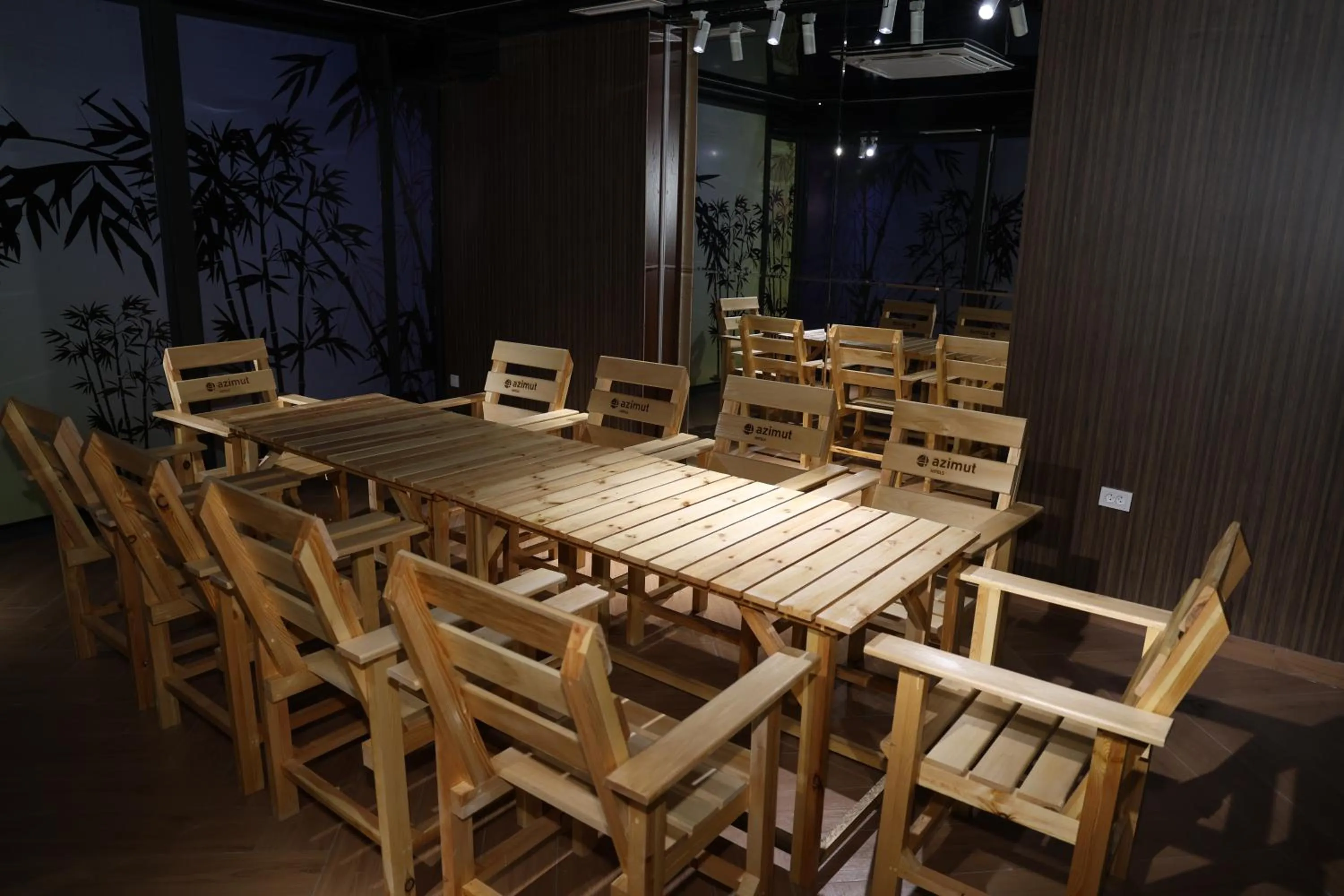Dining area in Azimut Hotel Tashkent