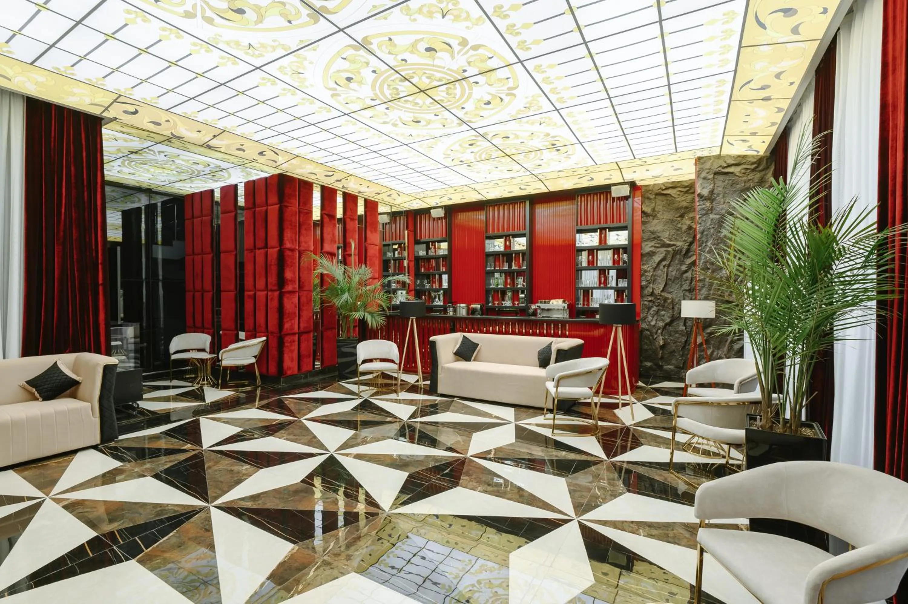 Seating area in Azimut Hotel Tashkent