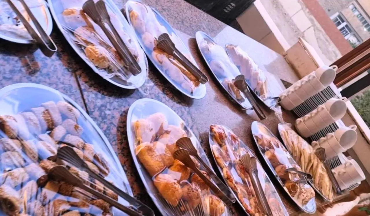 Buffet breakfast in Victoria Cairo Hotel