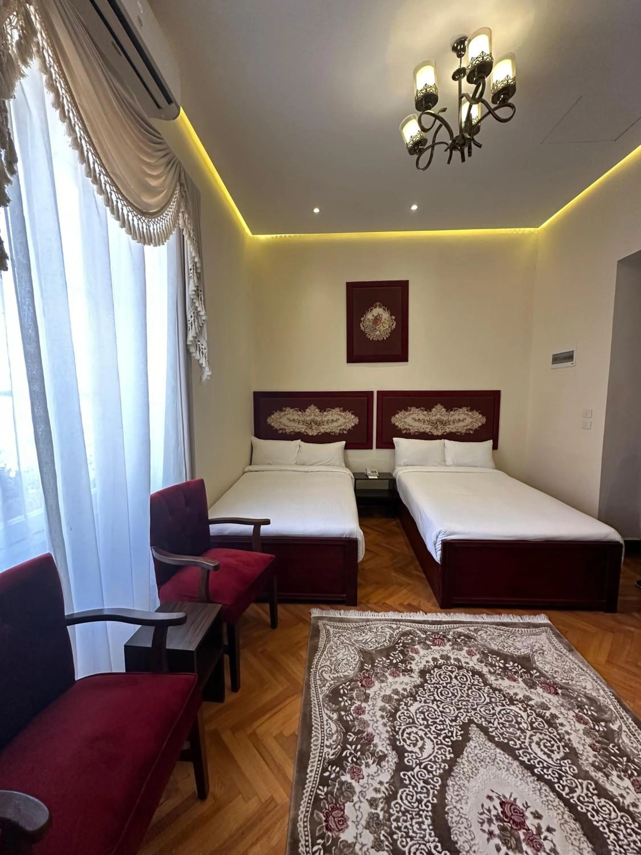 Bed in Victoria Cairo Hotel