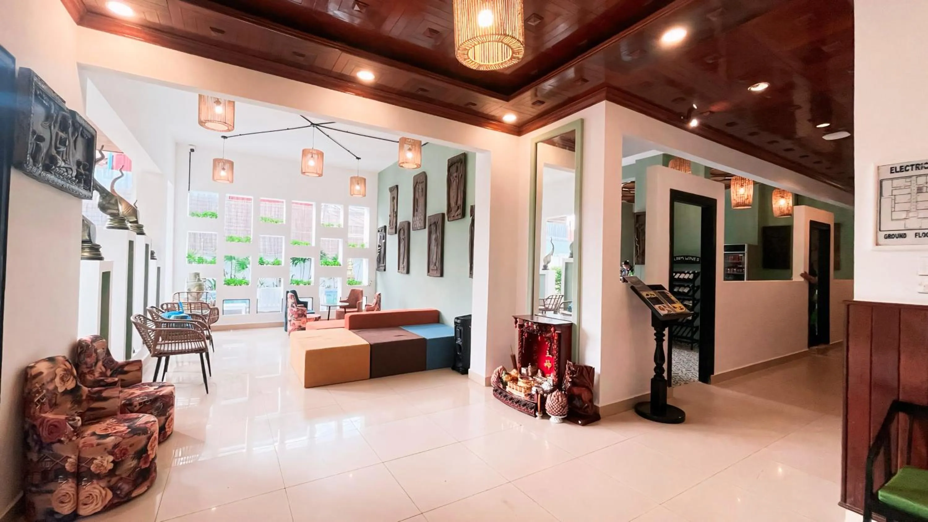 Seating area in The Center Point