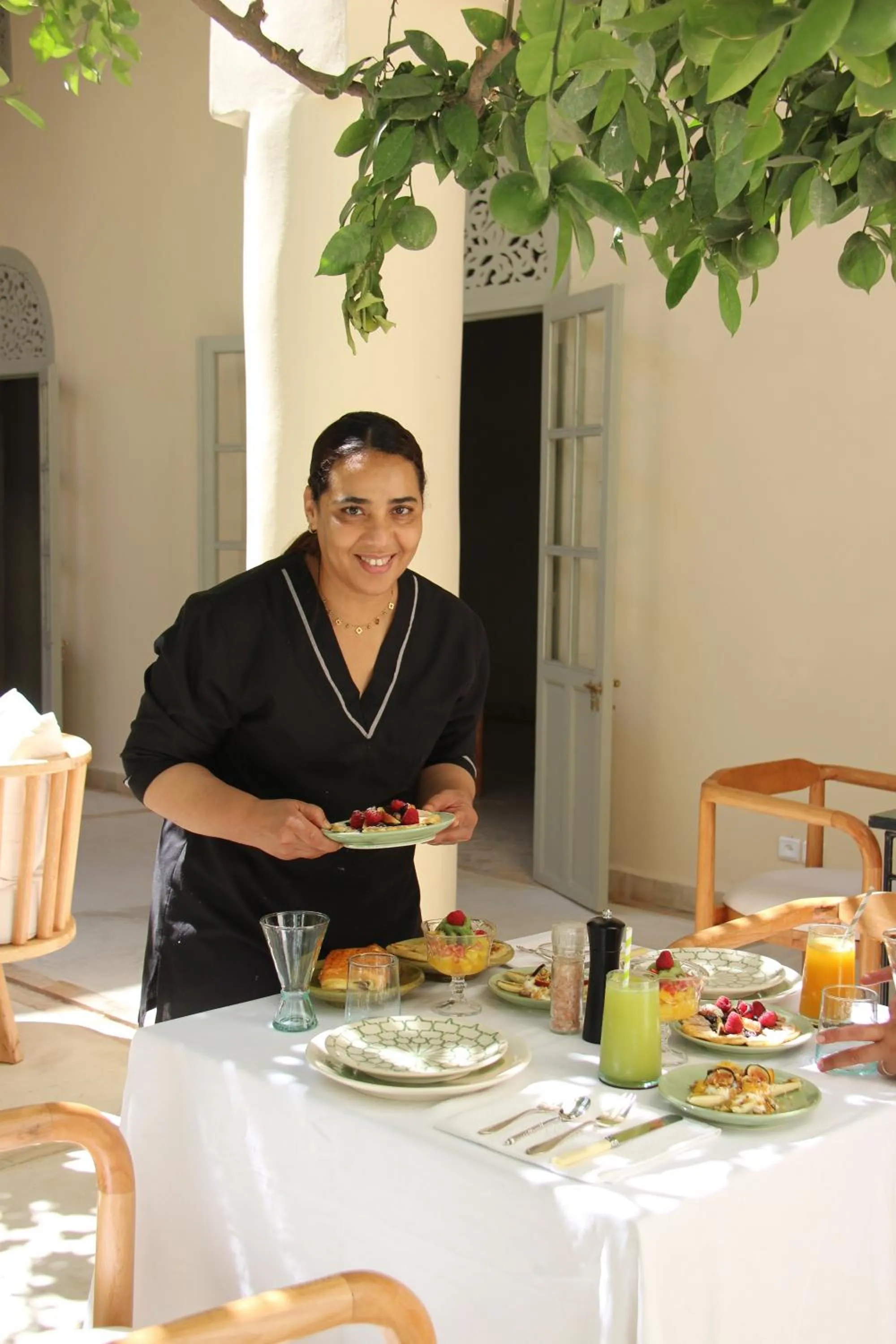 Food and drinks in Riad Emberiza Sahari