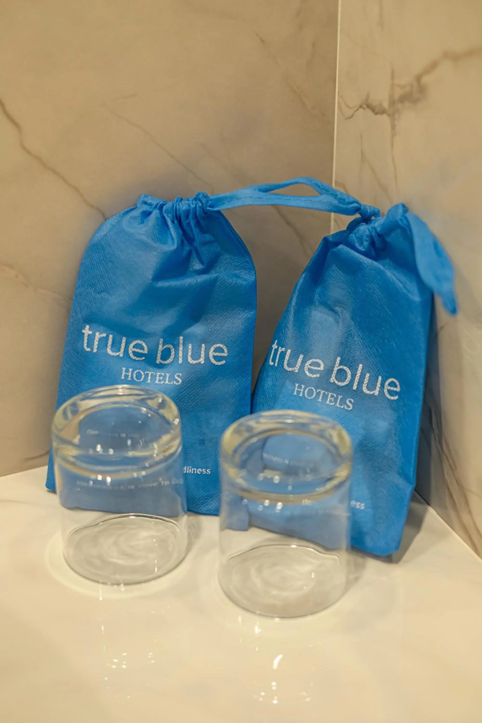 Bathroom in True Blue Hotel Menteng