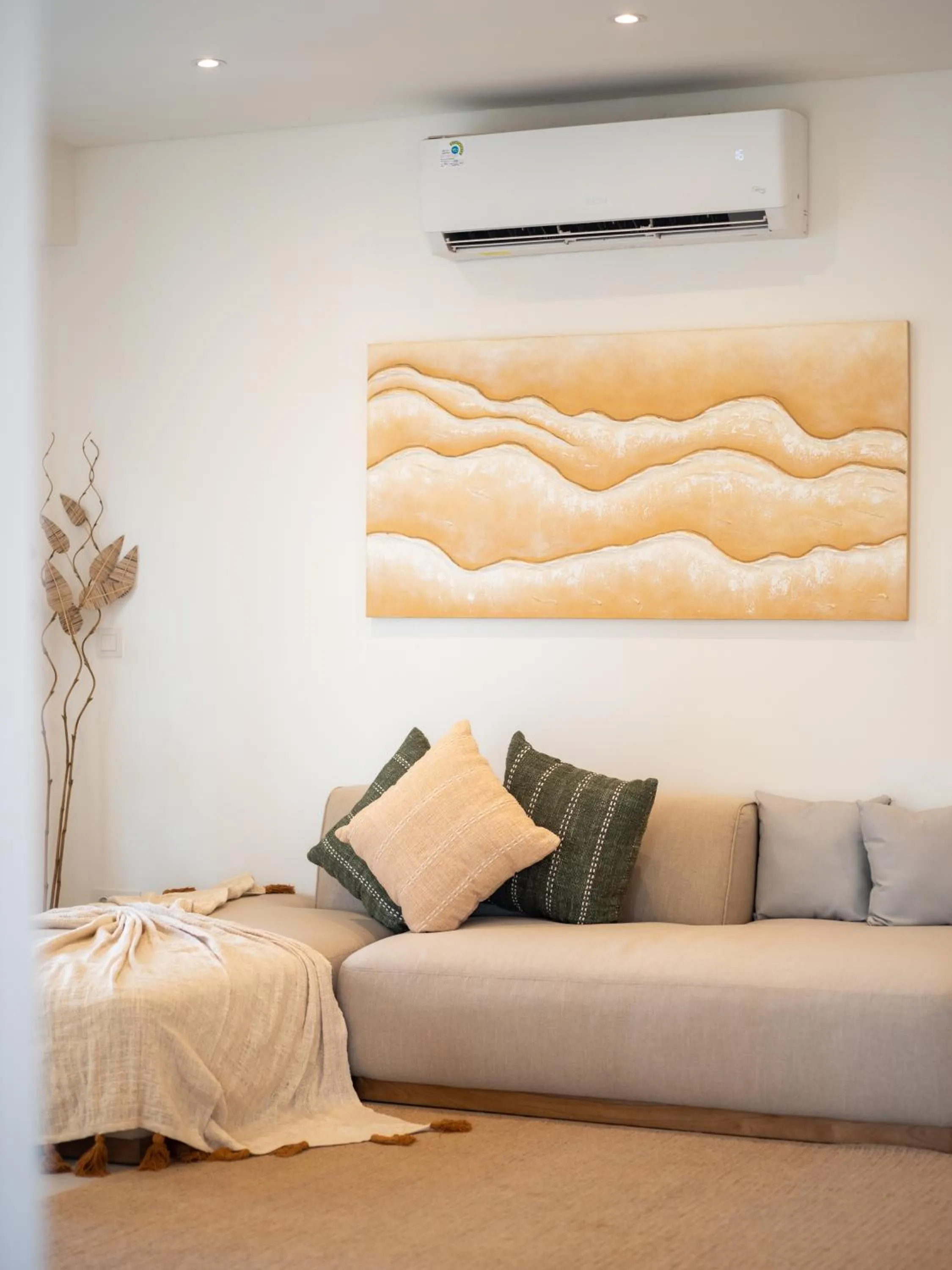 Seating area in The Cruise Berawa Resort