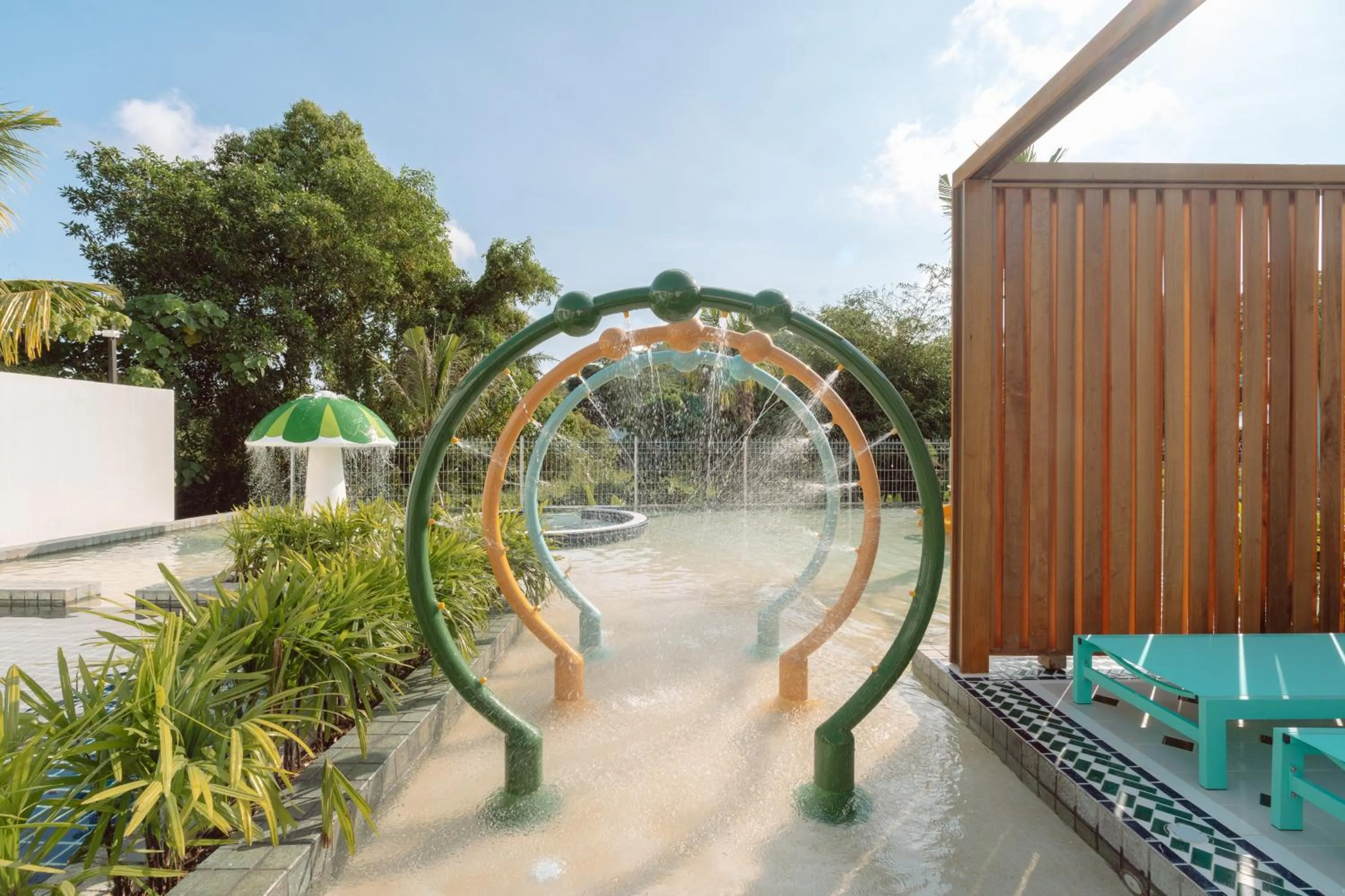 Aqua park in Sugar Marina Resort-LAGOON-Villas, Naiyang Beach
