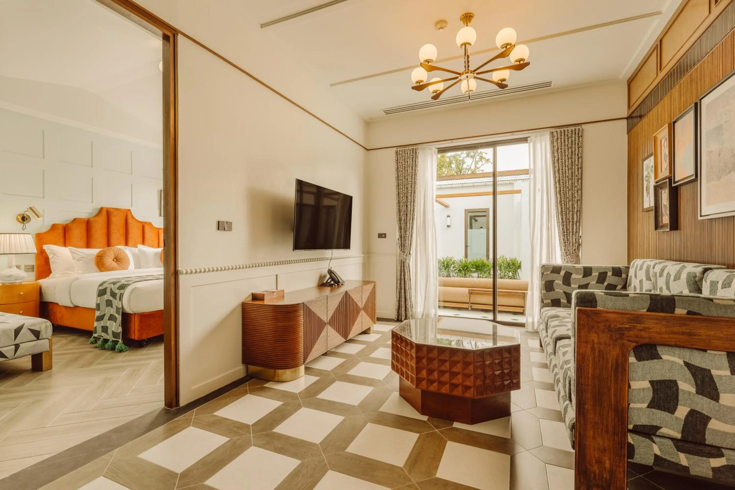 Living room, Bed in Sugar Marina Resort-LAGOON-Villas, Naiyang Beach