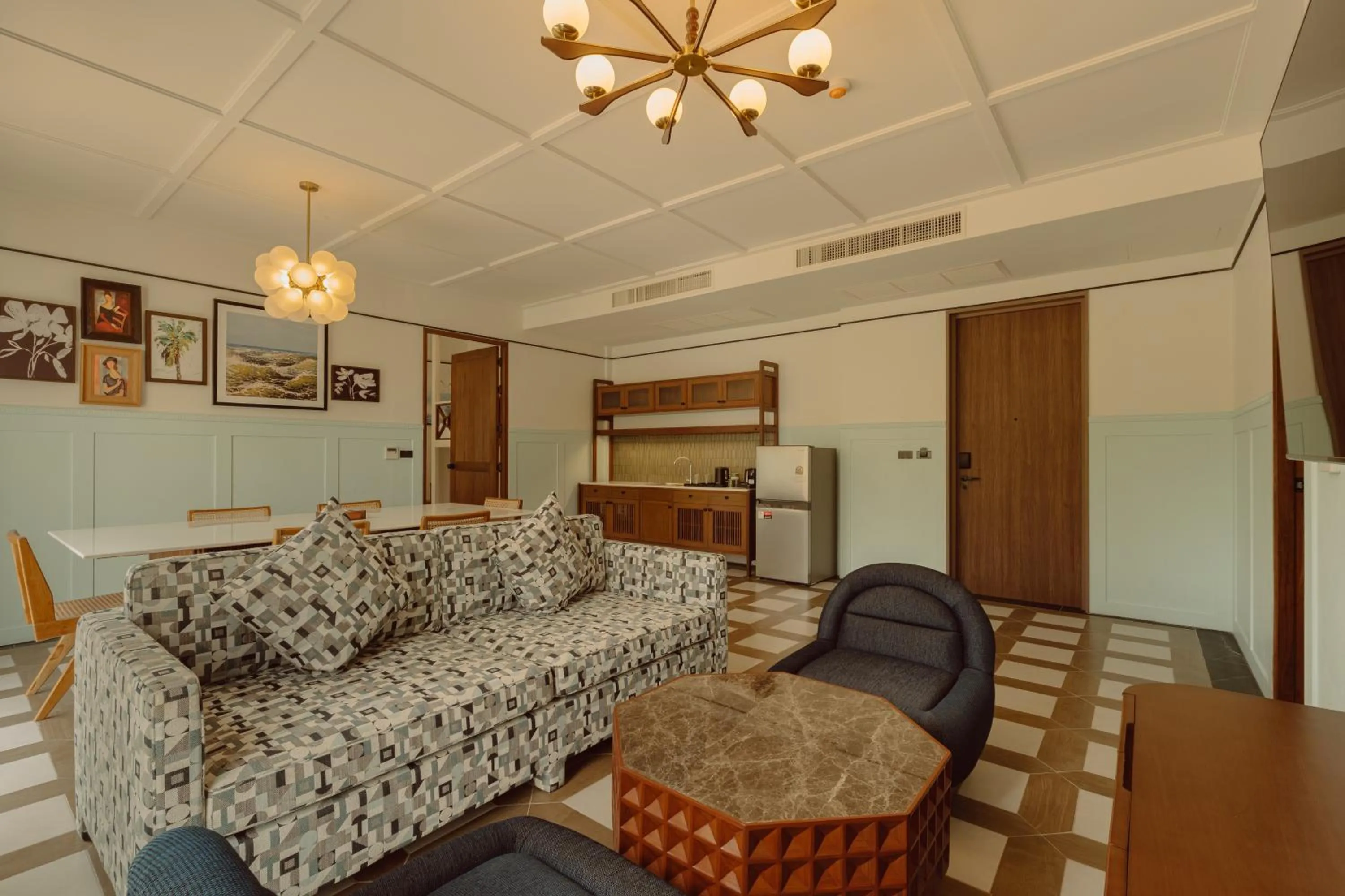 Living room in Sugar Marina Resort-LAGOON-Villas, Naiyang Beach