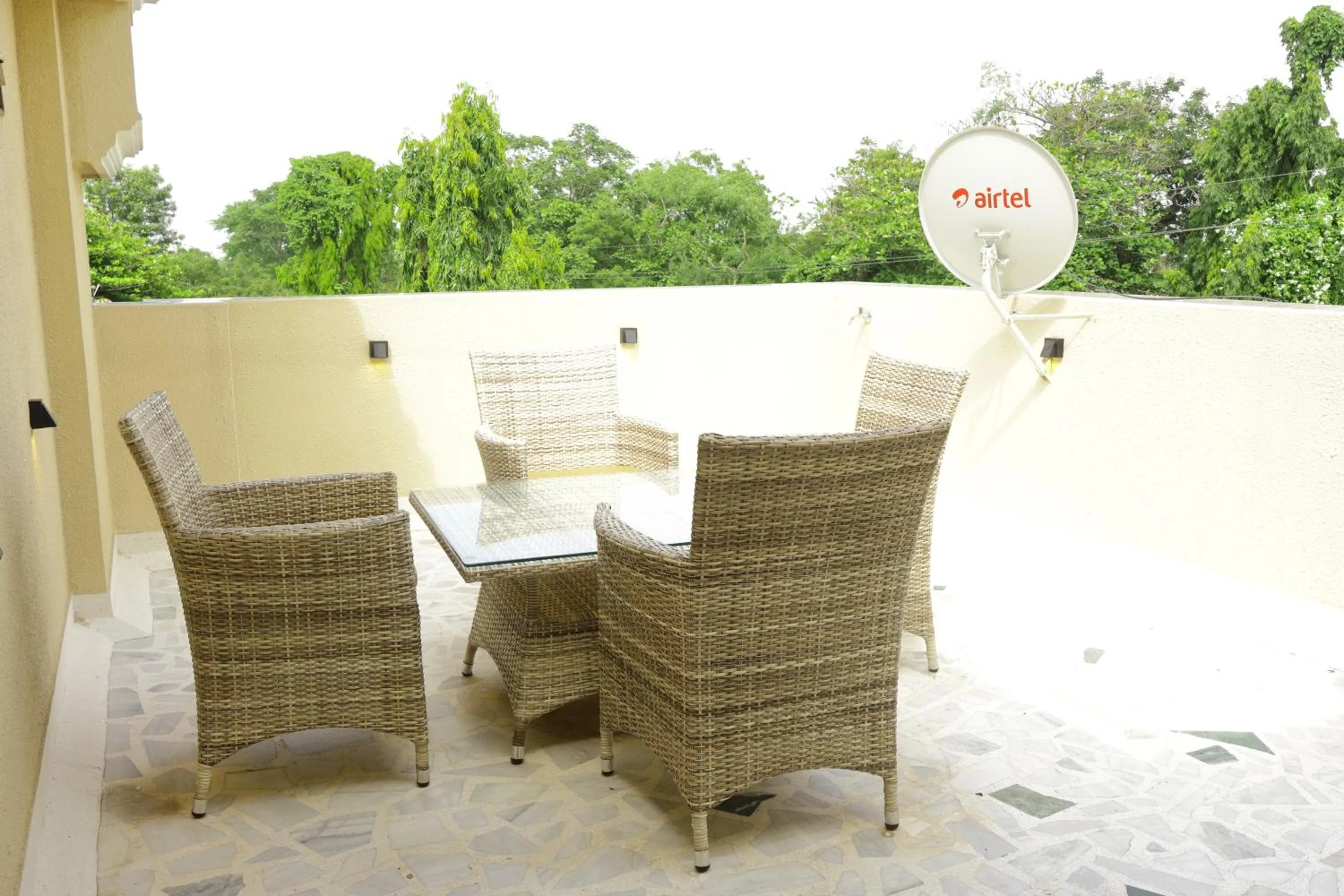 Seating area in Suramya Homestay Near Shymala Hills
